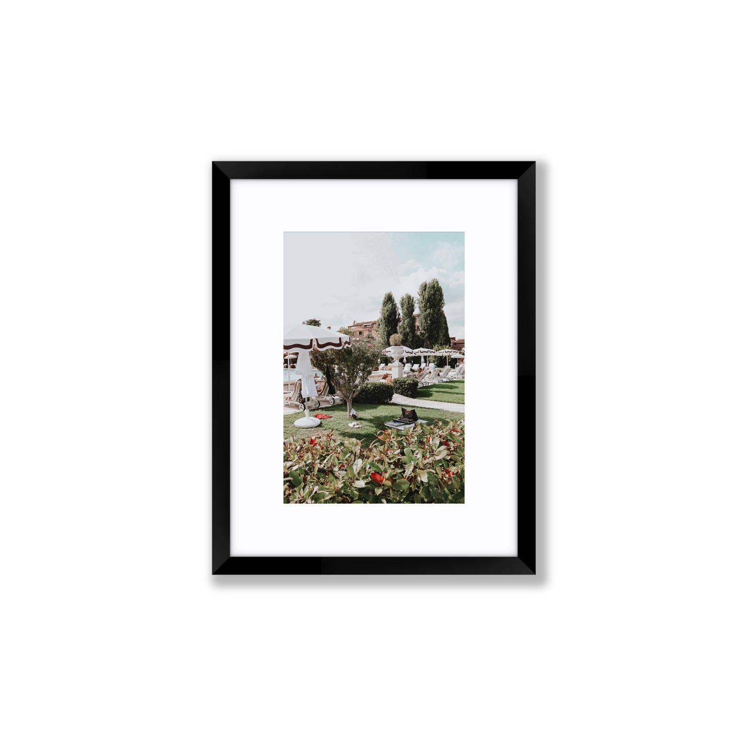 La Serenissima Venice Italian wall art Small fine art print in black frame with matboard