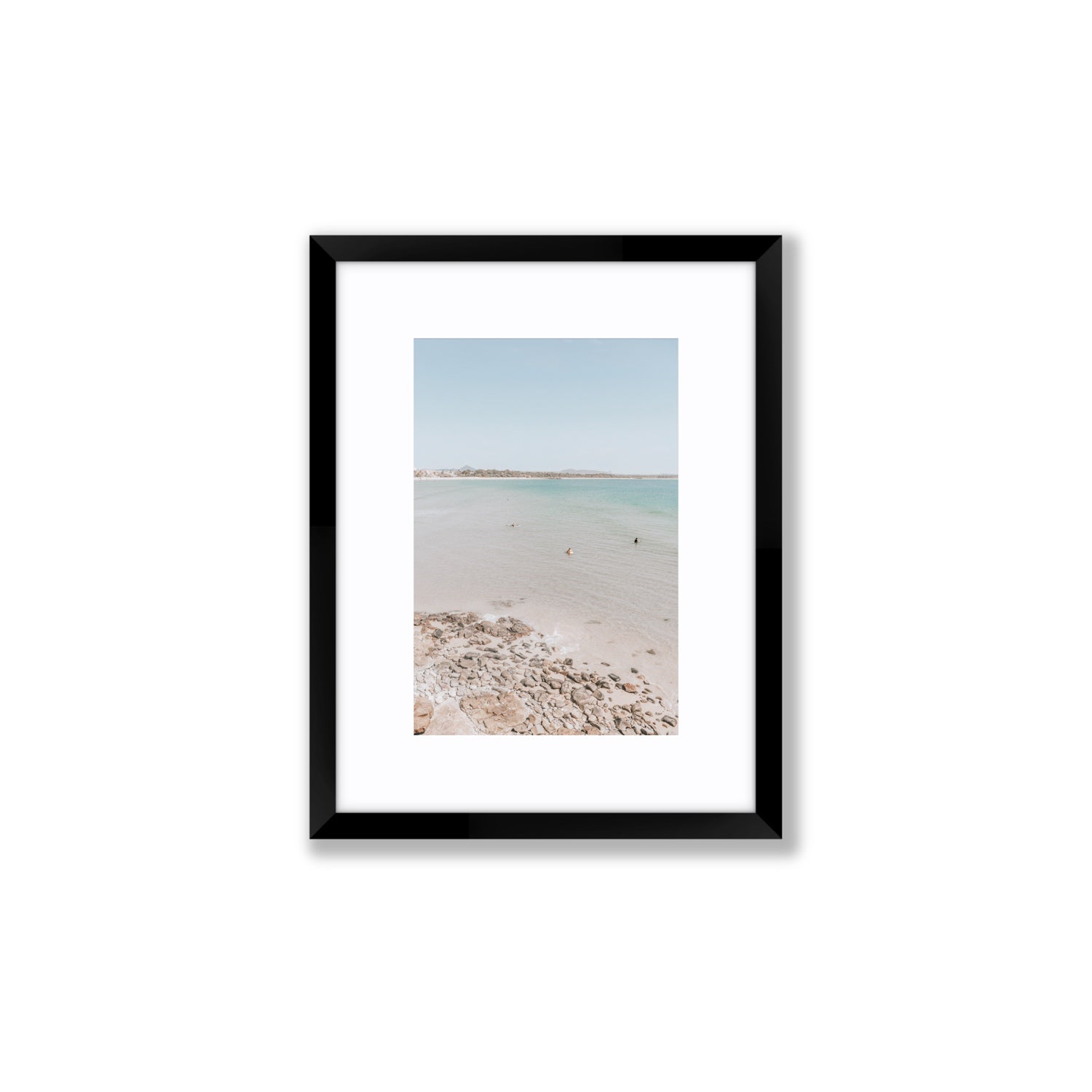Sweet Serotonin fine art print, Noosa, Australia, coastal scenes artwork, Small, Black Frame · Matboard, Fine Art Print