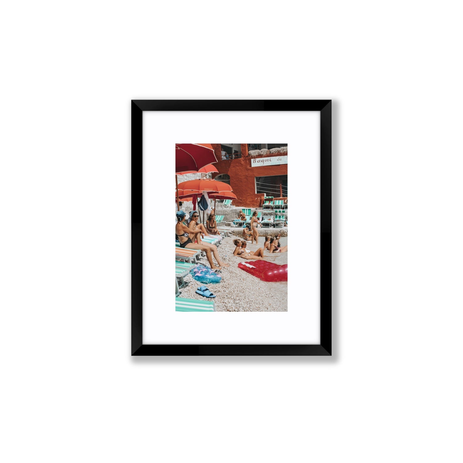 La Dolce Vita fine art print, Capri, Italy, Small, Black Frame · Matboard, Fine Art Print