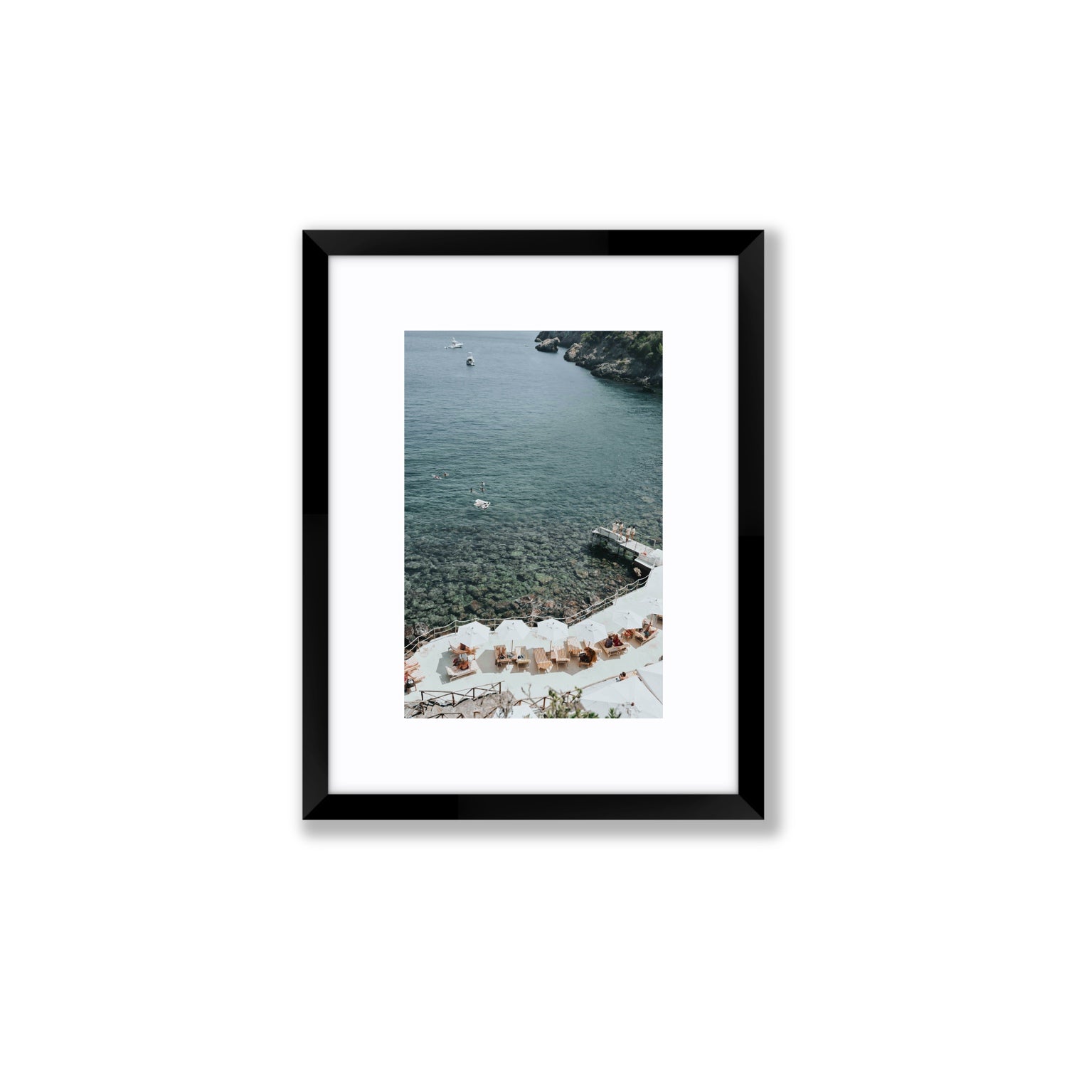 Until The Sun Goes Down Tuscany Italian decor wall art Small fine art print in black frame with matboard