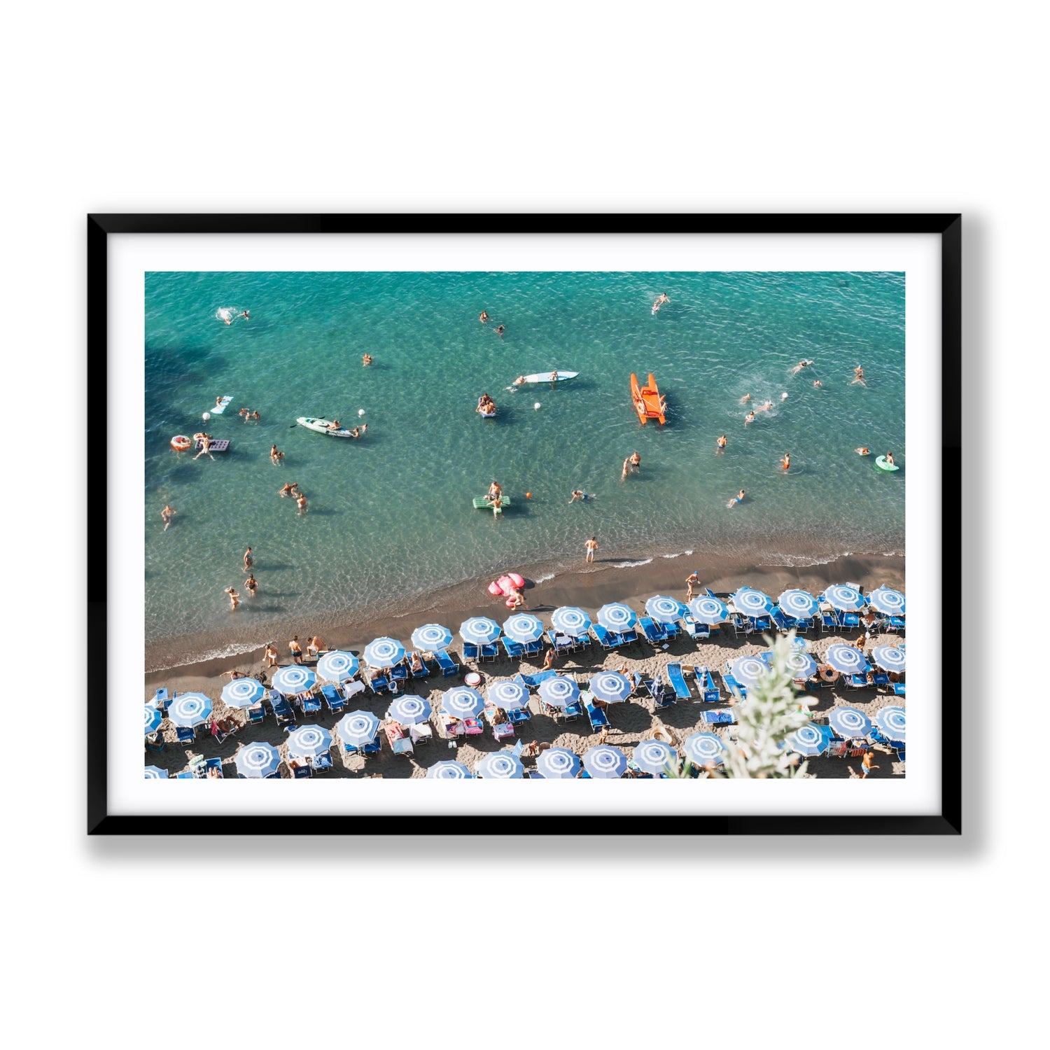 The Sea of Tranquility fine art print, Sorrento, Italy, Gallery, Black Frame · Matboard, Fine Art Print