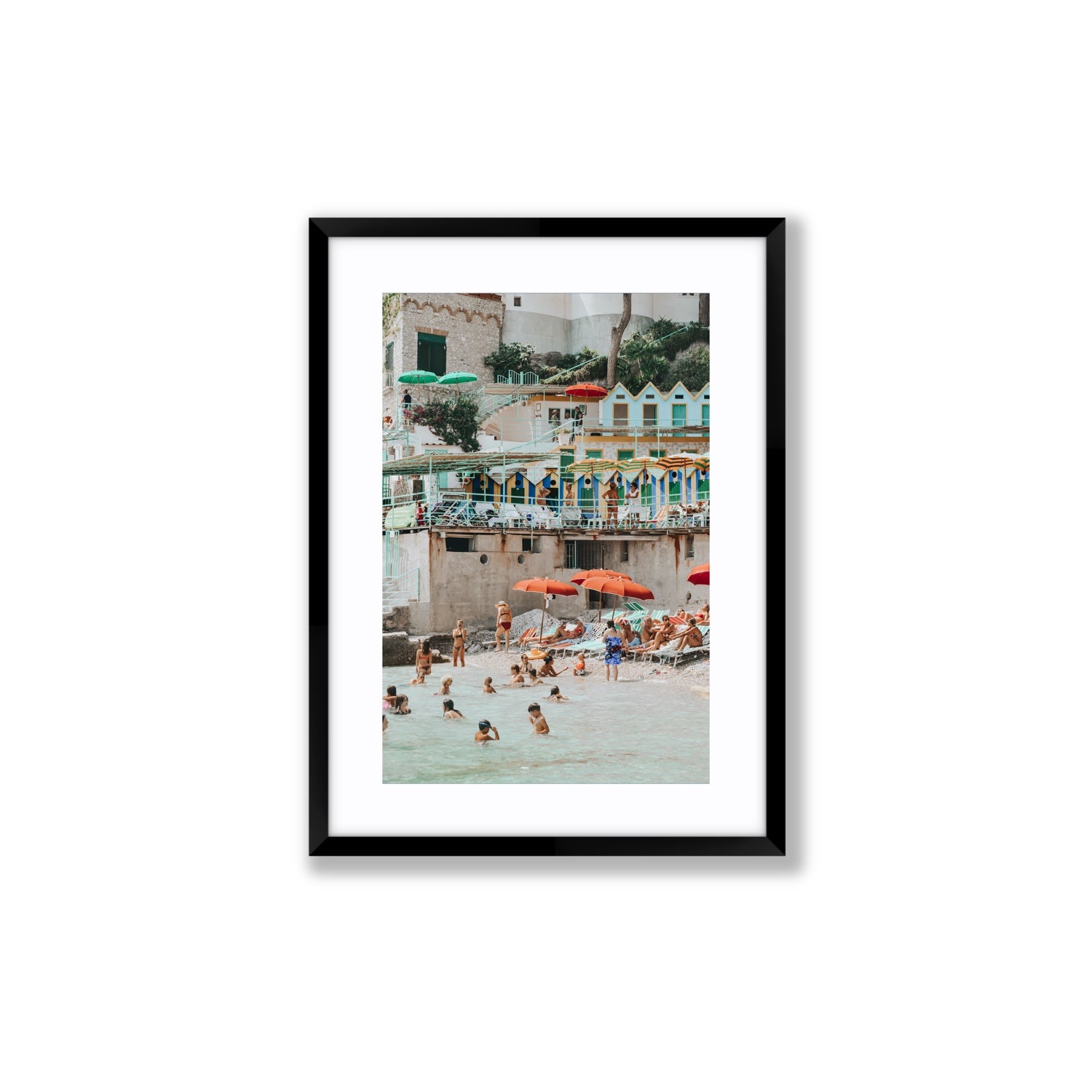 Kaleidoscope fine art print, Capri, Italy, Medium, Black Frame · Matboard, Fine Art Print