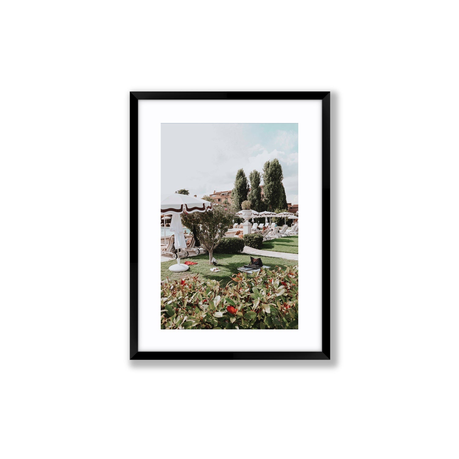 La Serenissima Venice Italian wall art Medium fine art print in black frame with matboard