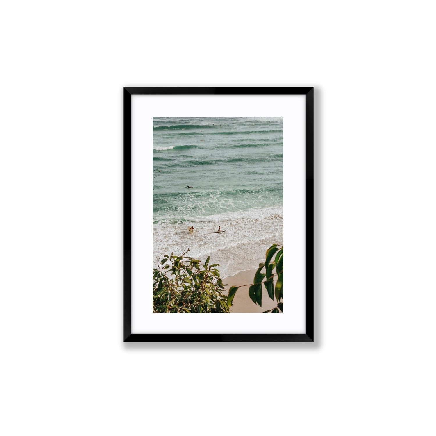 Private Paradise fine art print, Byron Bay, Australia, Medium, Black Frame · Matboard, Fine Art Print