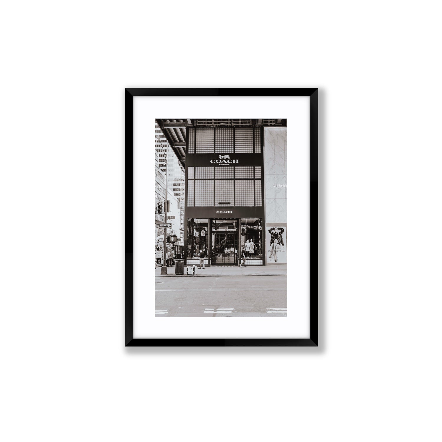 Coach Uptown fine art print, New York, United States, Medium, Black Frame · Matboard, Fine Art Print