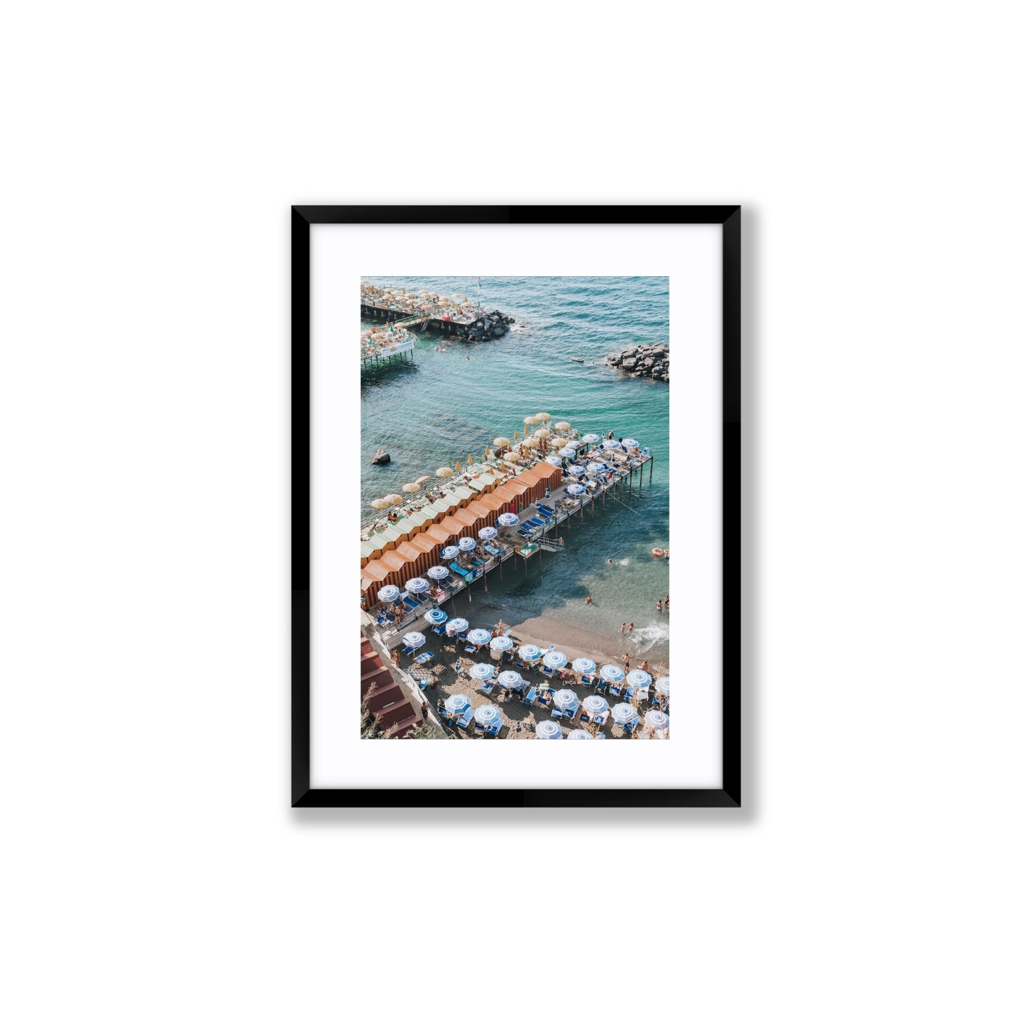 Ocean Fantasy fine art print, Sorrento, Italy, Medium, Black Frame · Matboard, Fine Art Print