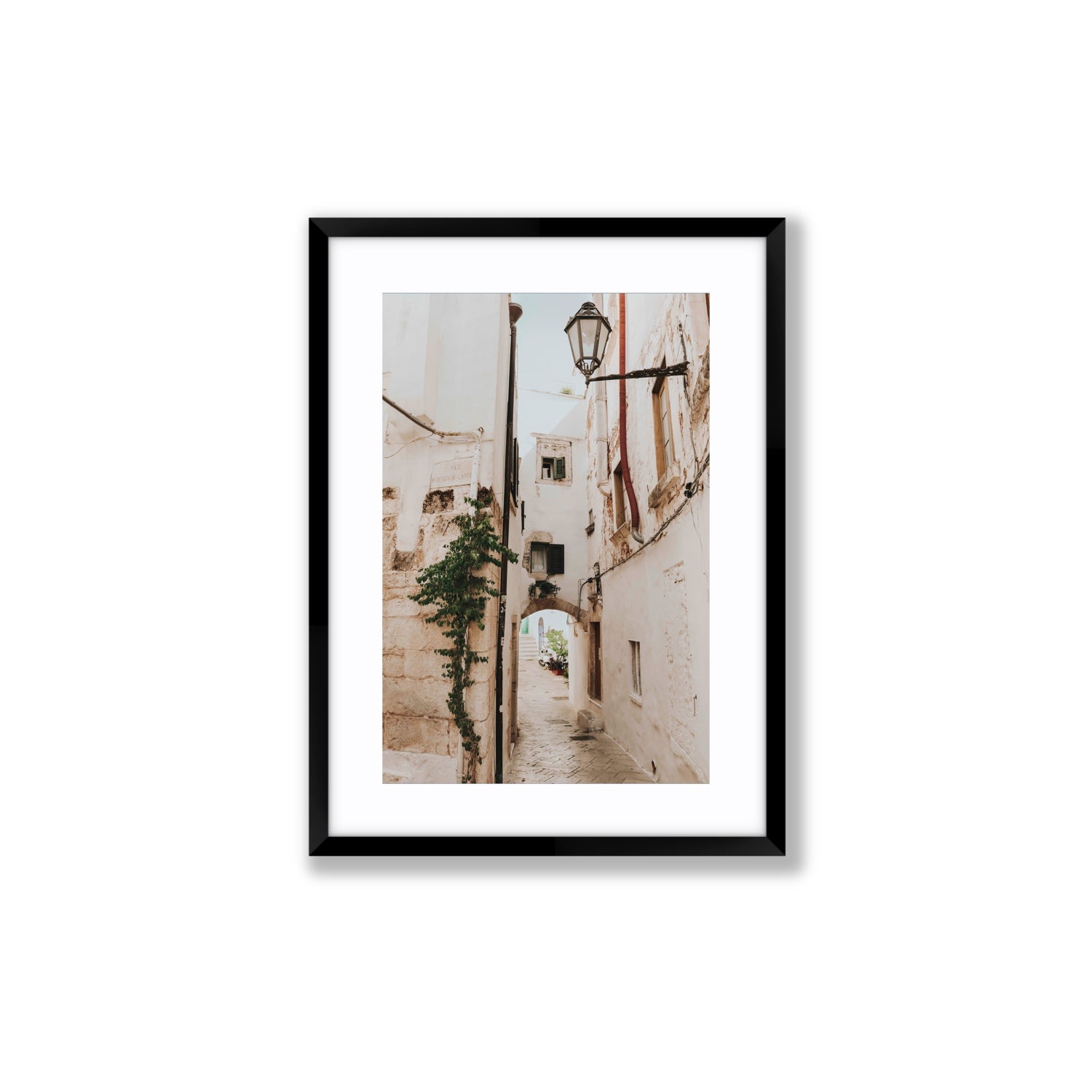 Labyrinth Lanes fine art print, Puglia, Italy, Medium, Black Frame · Matboard, Fine Art Print