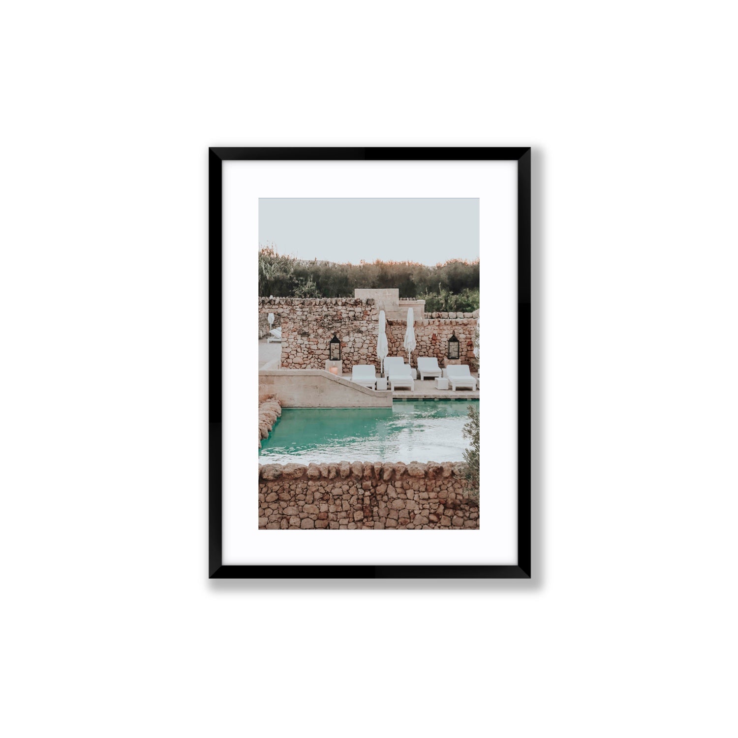 Stone Refuge fine art print, Puglia, Italy, Medium, Black Frame · Matboard, Fine Art Print