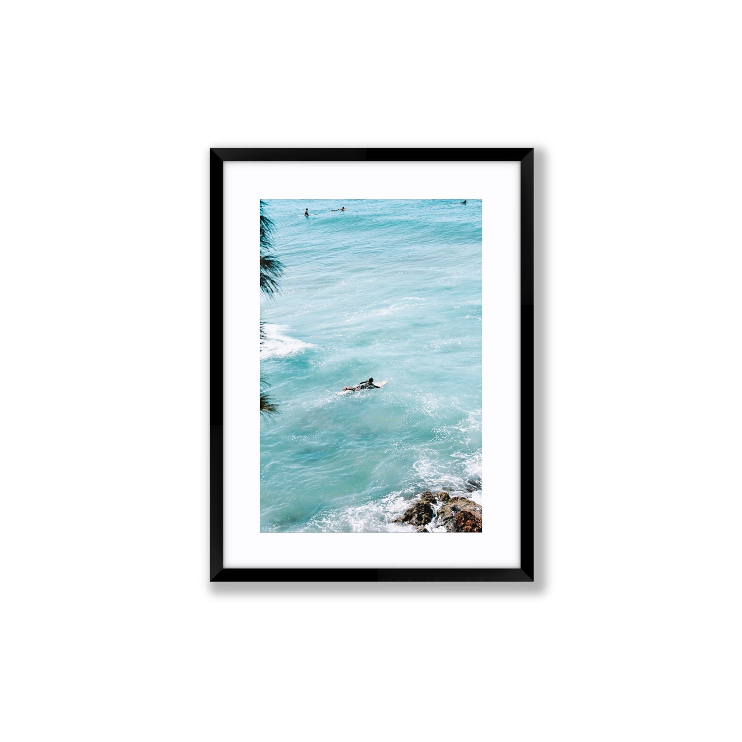 Blue Crush fine art print, Byron Bay, Australia, Medium, Black Frame · Matboard, Fine Art Print