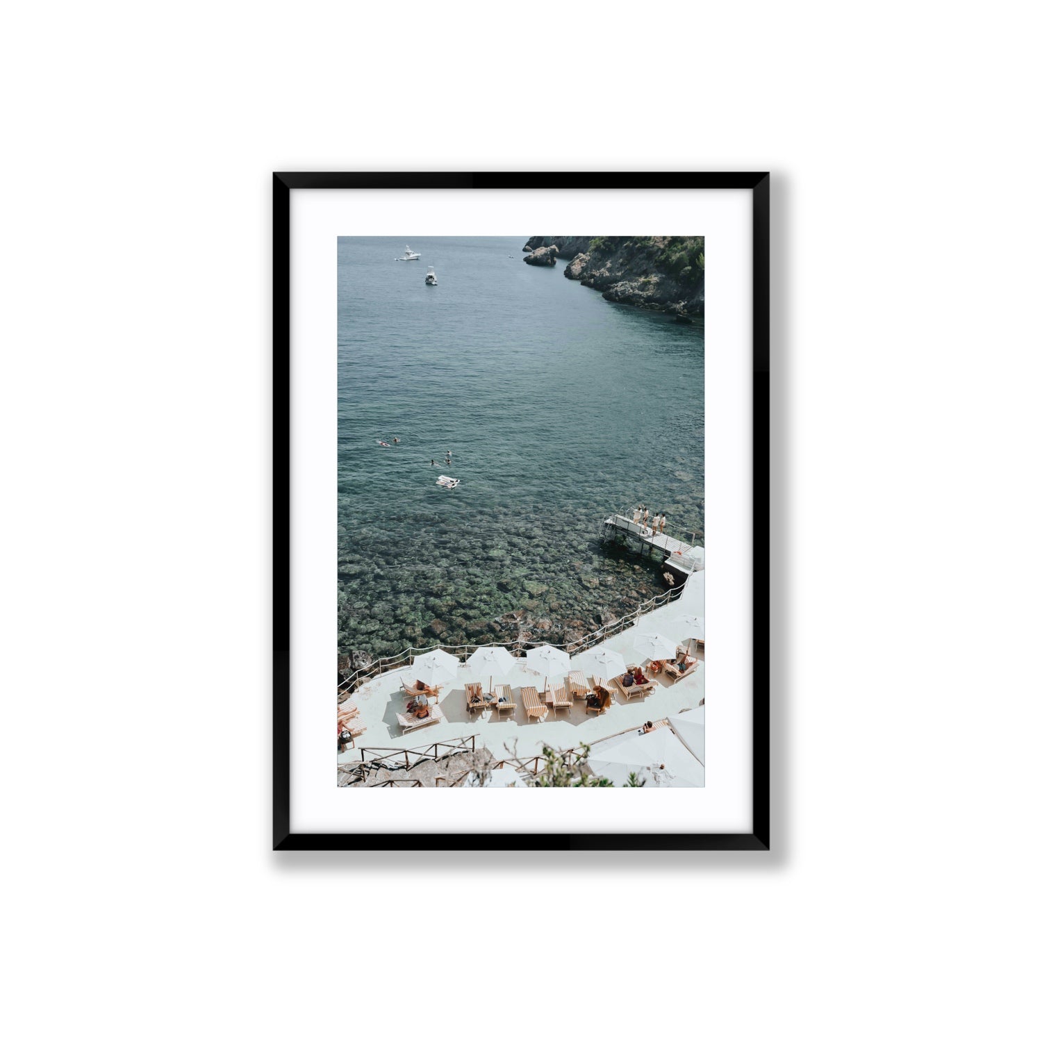 Until The Sun Goes Down Tuscany Italian decor wall art Large fine art print in black frame with matboard