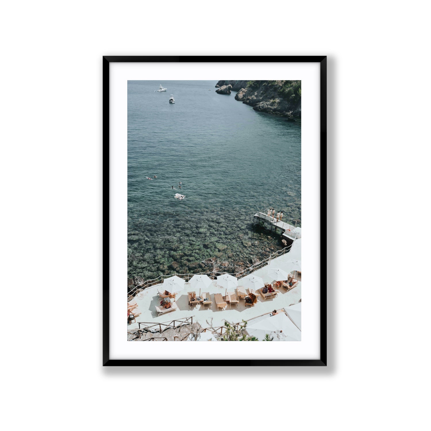 Until The Sun Goes Down Tuscany Italian decor wall art Extra Large fine art print in black frame with matboard