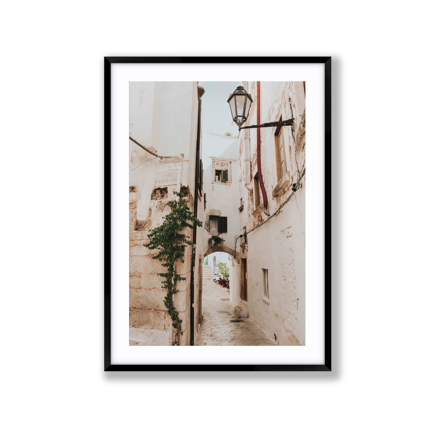 Labyrinth Lanes fine art print, Puglia, Italy, Extra Large, Black Frame · Matboard, Fine Art Print