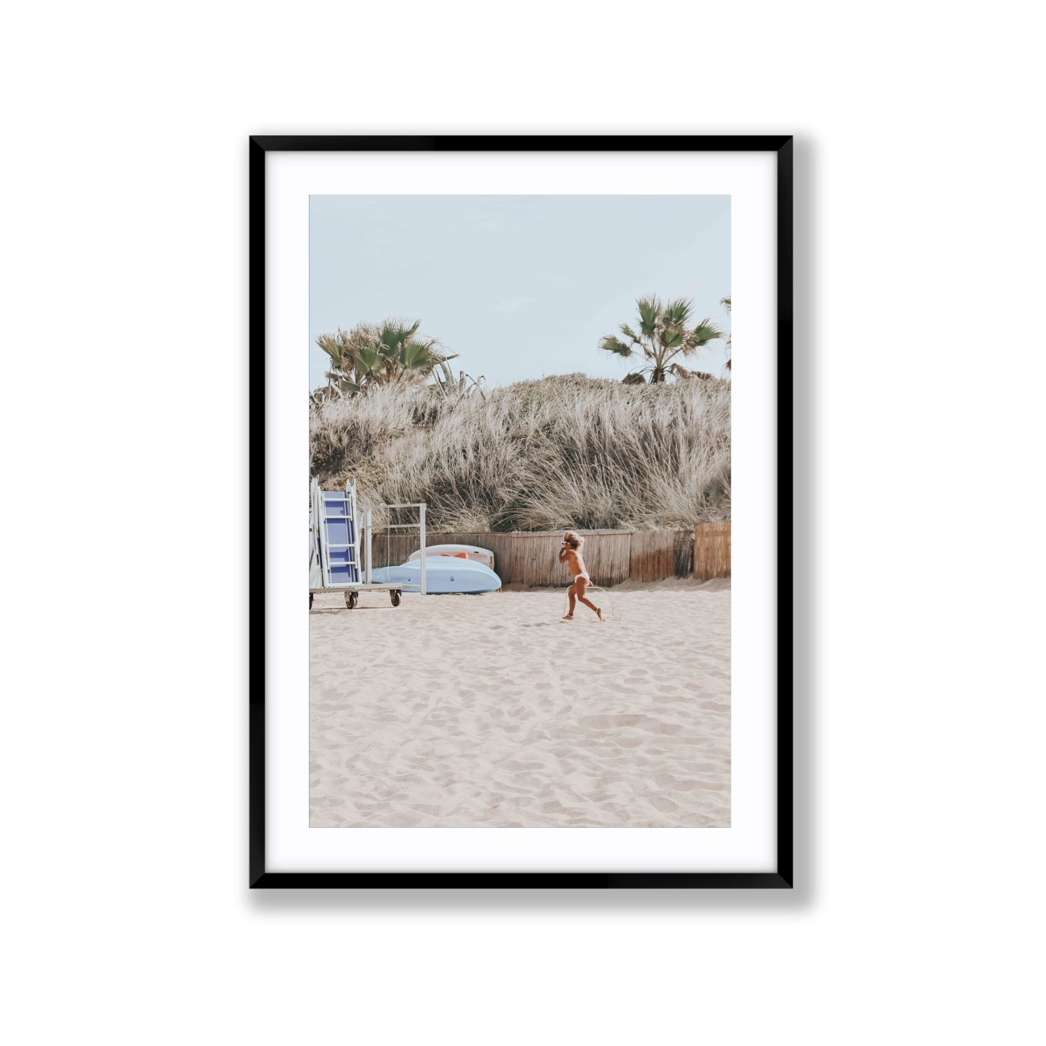 Little Explorer fine art print, Puglia, Italy, Extra Large, Black Frame · Matboard, Fine Art Print
