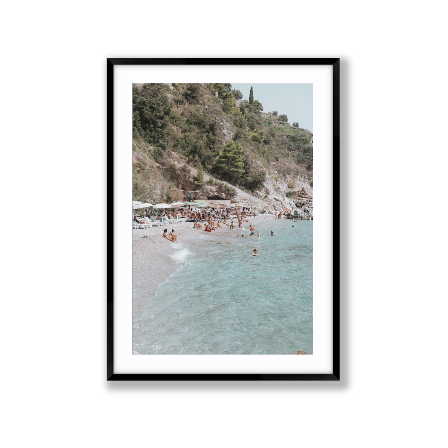 Mediterranean Magic fine art print, Amalfi, Italy, Extra Large, Black Frame · Matboard, Fine Art Print