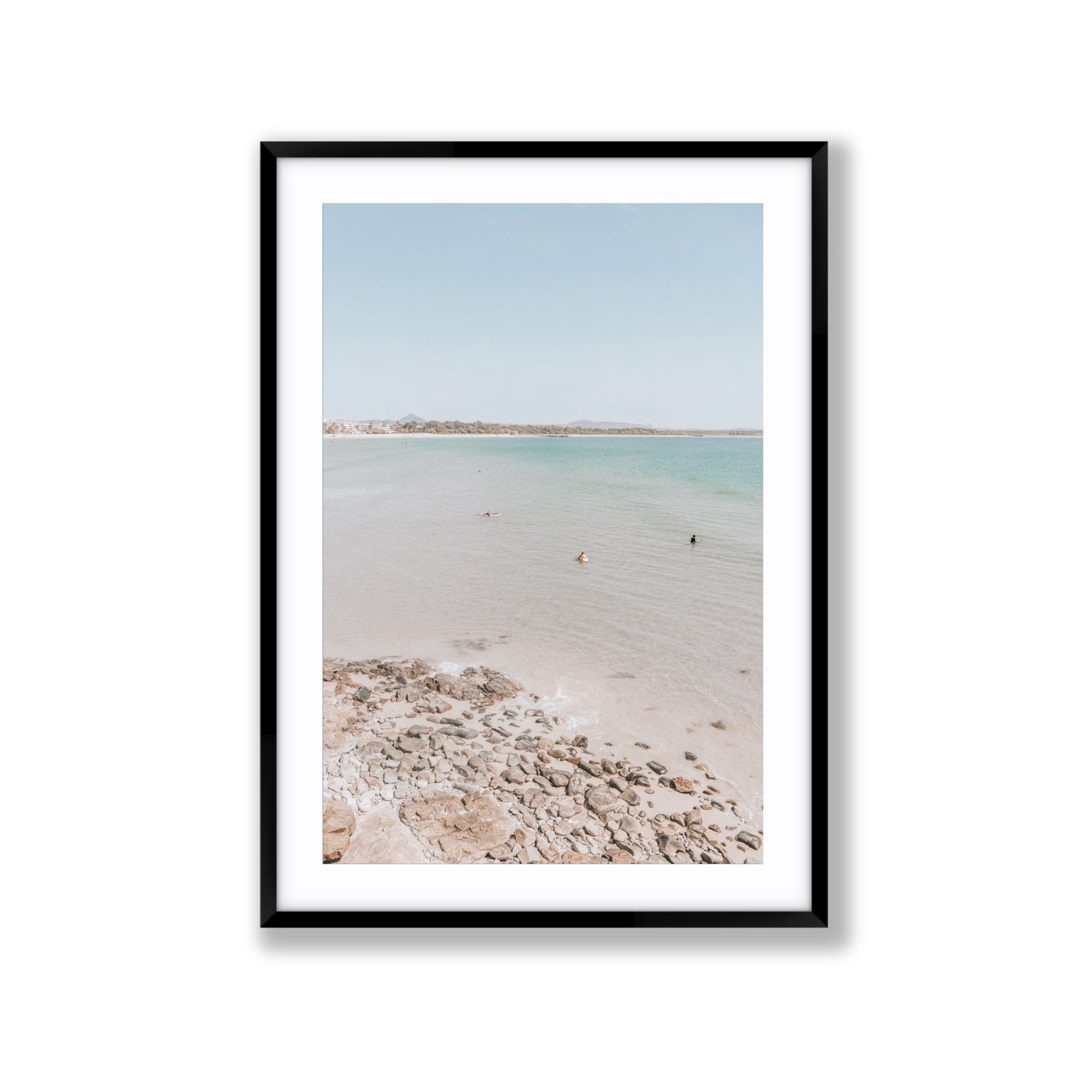 Sweet Serotonin fine art print, Noosa, Australia, coastal scenes artwork, Extra Large, Black Frame · Matboard, Fine Art Print