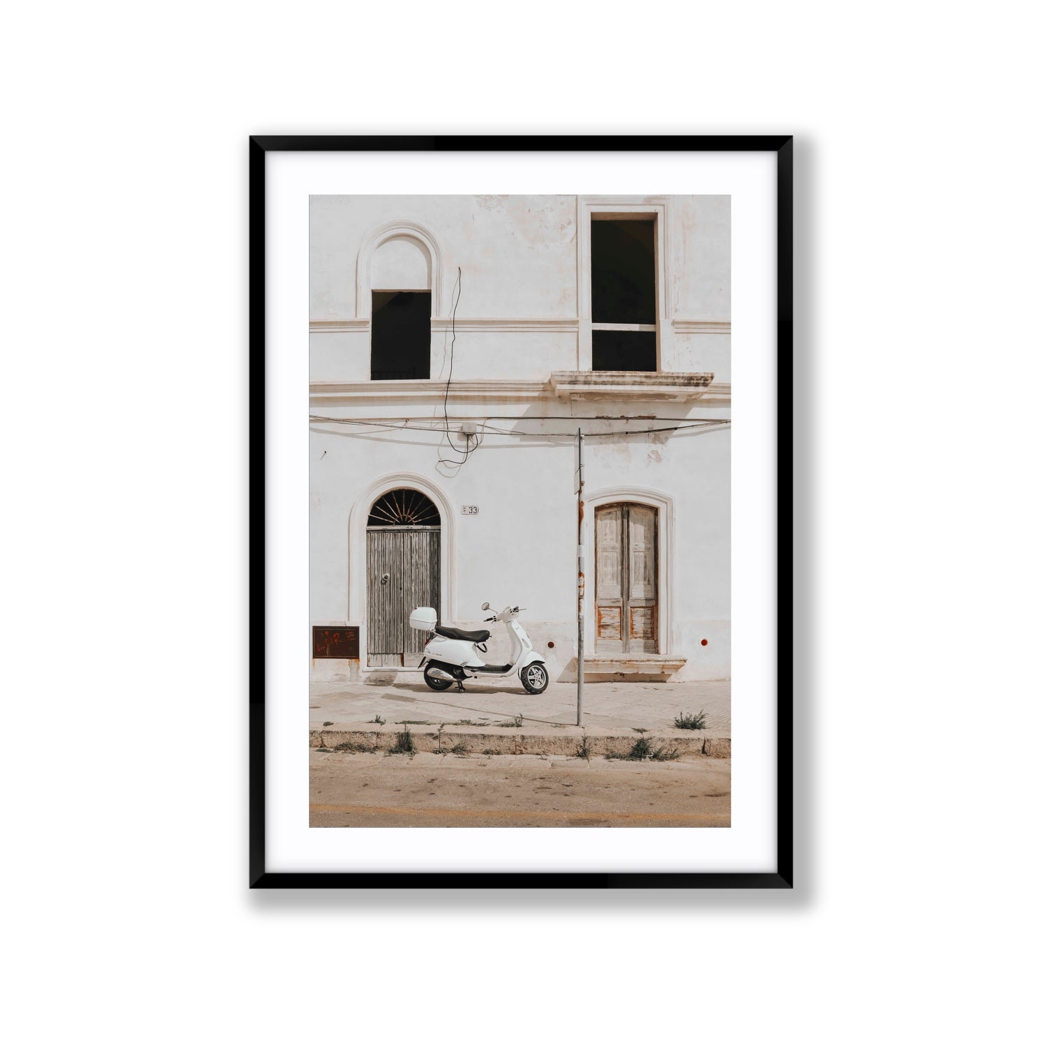 Radiant Ride fine art print, Puglia, Italy, Extra Large, Black Frame · Matboard, Fine Art Print