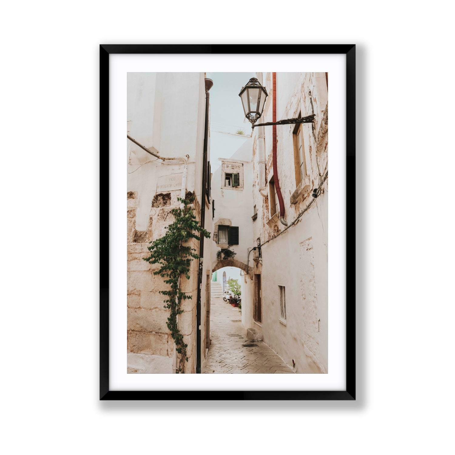 Labyrinth Lanes fine art print, Puglia, Italy, Giant, Black Frame · Matboard, Fine Art Print