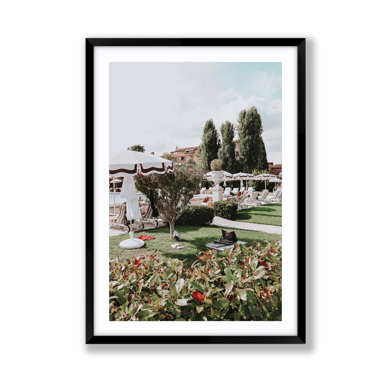 La Serenissima Venice Italian wall art Giant fine art print in black frame with matboard