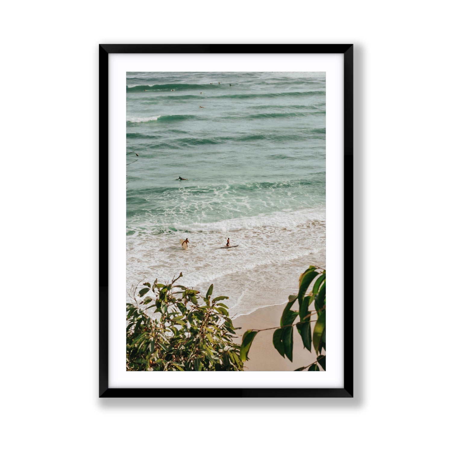 Private Paradise fine art print, Byron Bay, Australia, Giant, Black Frame · Matboard, Fine Art Print