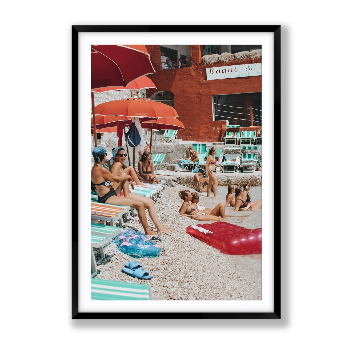 La Dolce Vita fine art print, Capri, Italy, Gallery, Black Frame · Matboard, Fine Art Print
