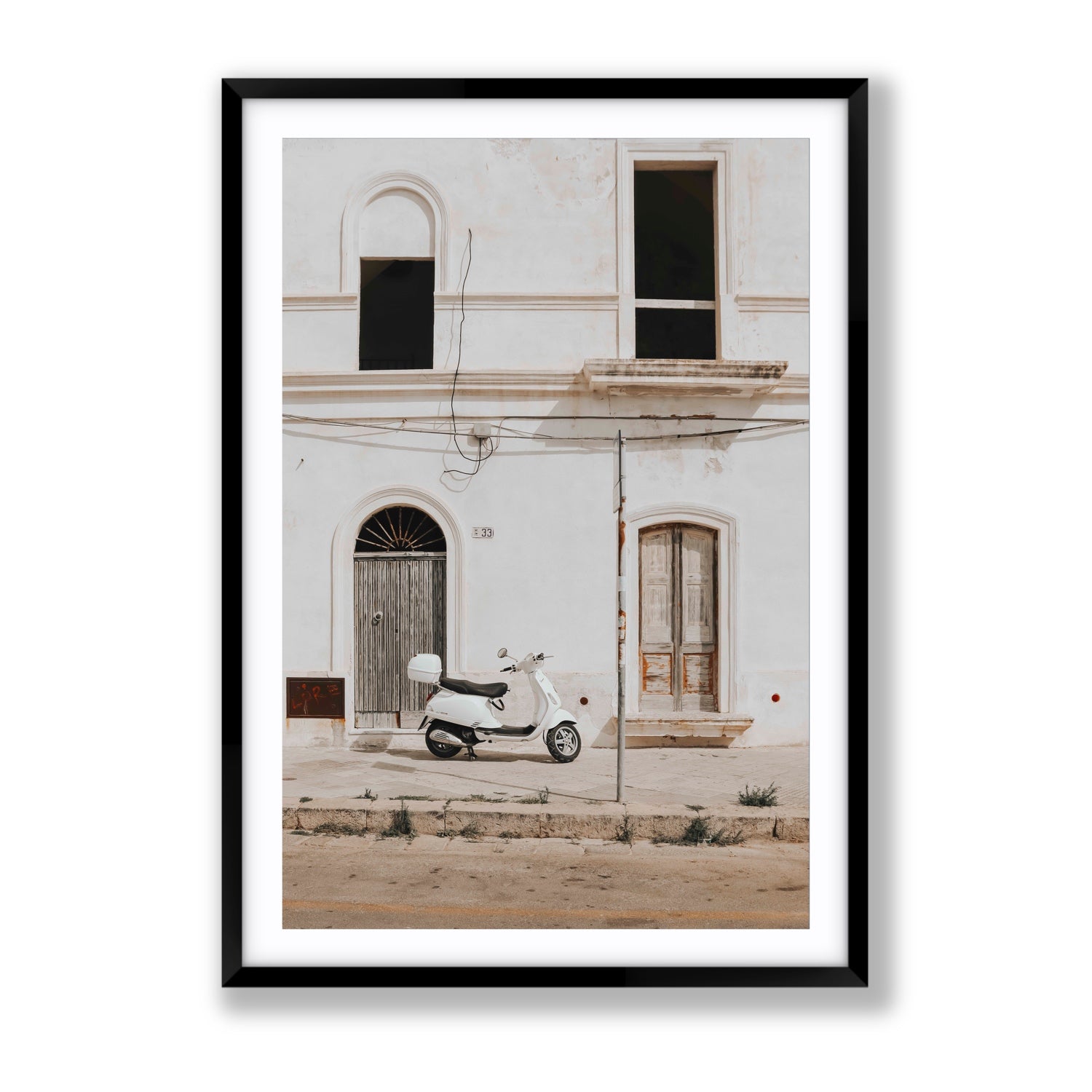 Radiant Ride fine art print, Puglia, Italy, Gallery, Black Frame · Matboard, Fine Art Print