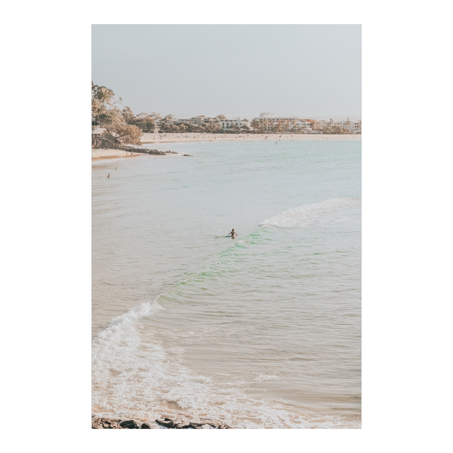 Full artwork view of Salt Reverie fine art print, Noosa, Australia, coastal scenes artwork