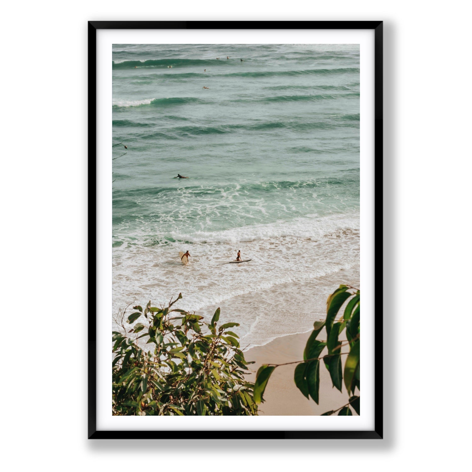 Private Paradise fine art print, Byron Bay, Australia, Statement, Black Frame · Matboard, Fine Art Print
