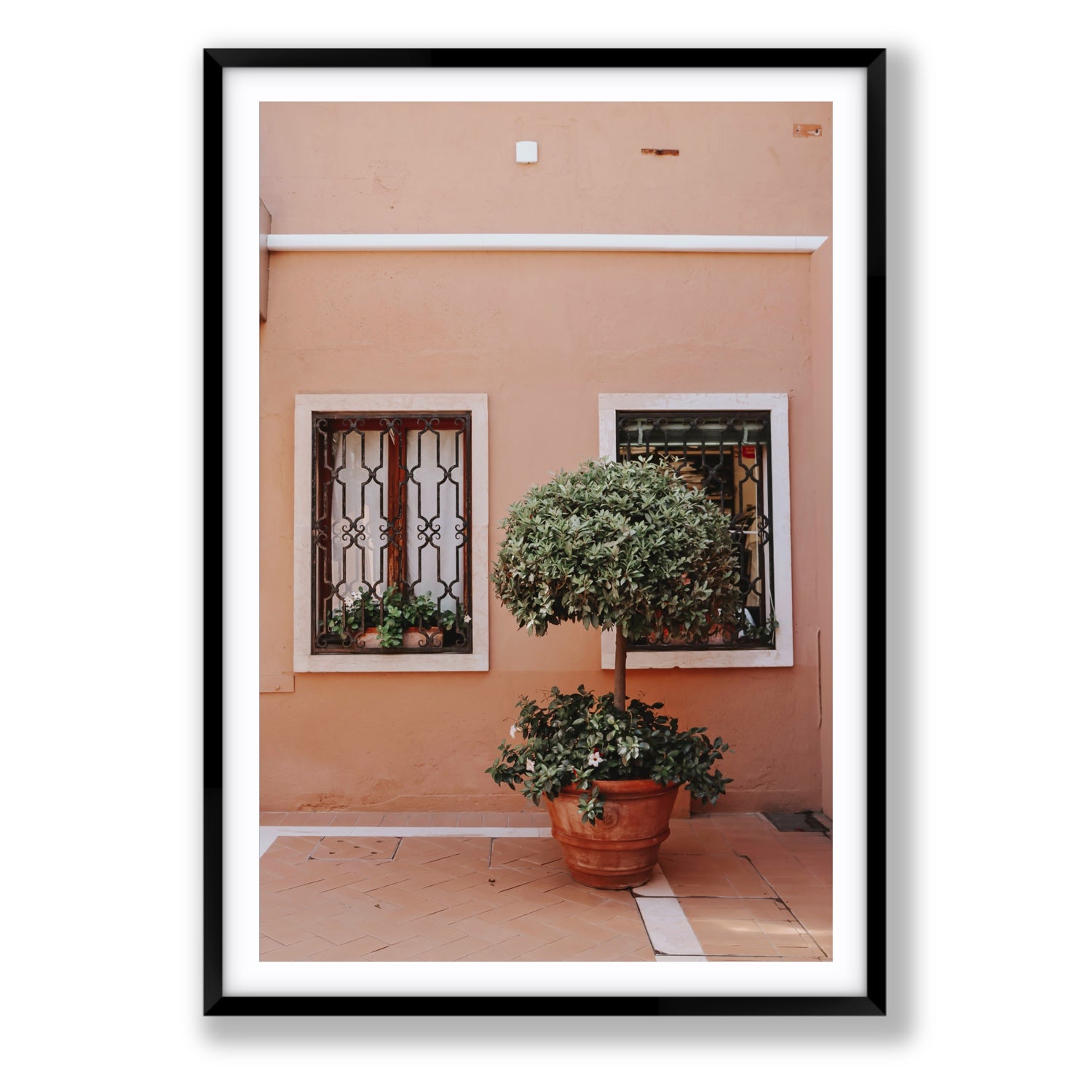 Semplicemente Bello Venice Italian wall art Statement fine art print in black frame with matboard
