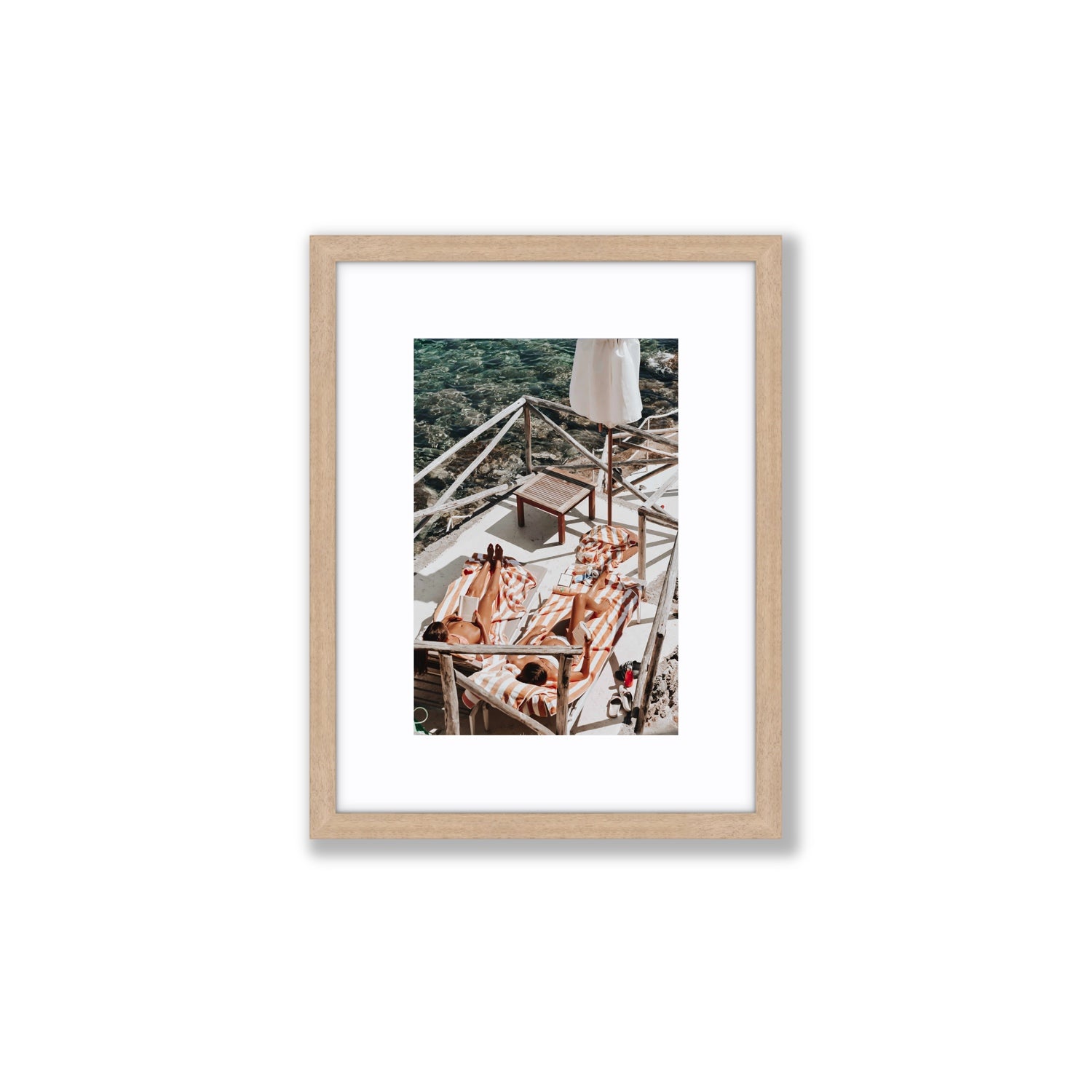 Sun Kissed fine art print, Tuscany, Italy, Small, Natural Oak Frame · Matboard, Fine Art Print