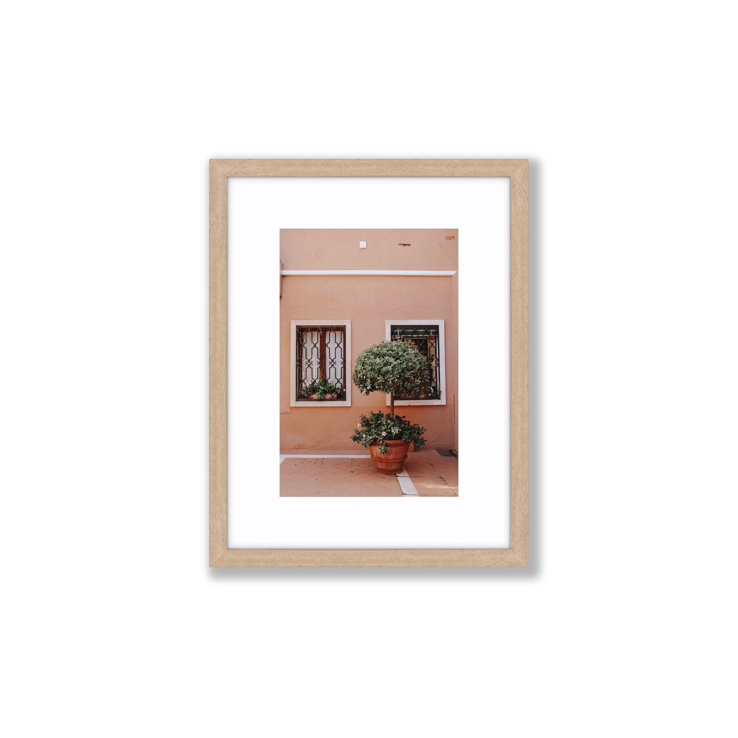 Semplicemente Bello Venice Italian wall art Small fine art print in natural oak frame with matboard