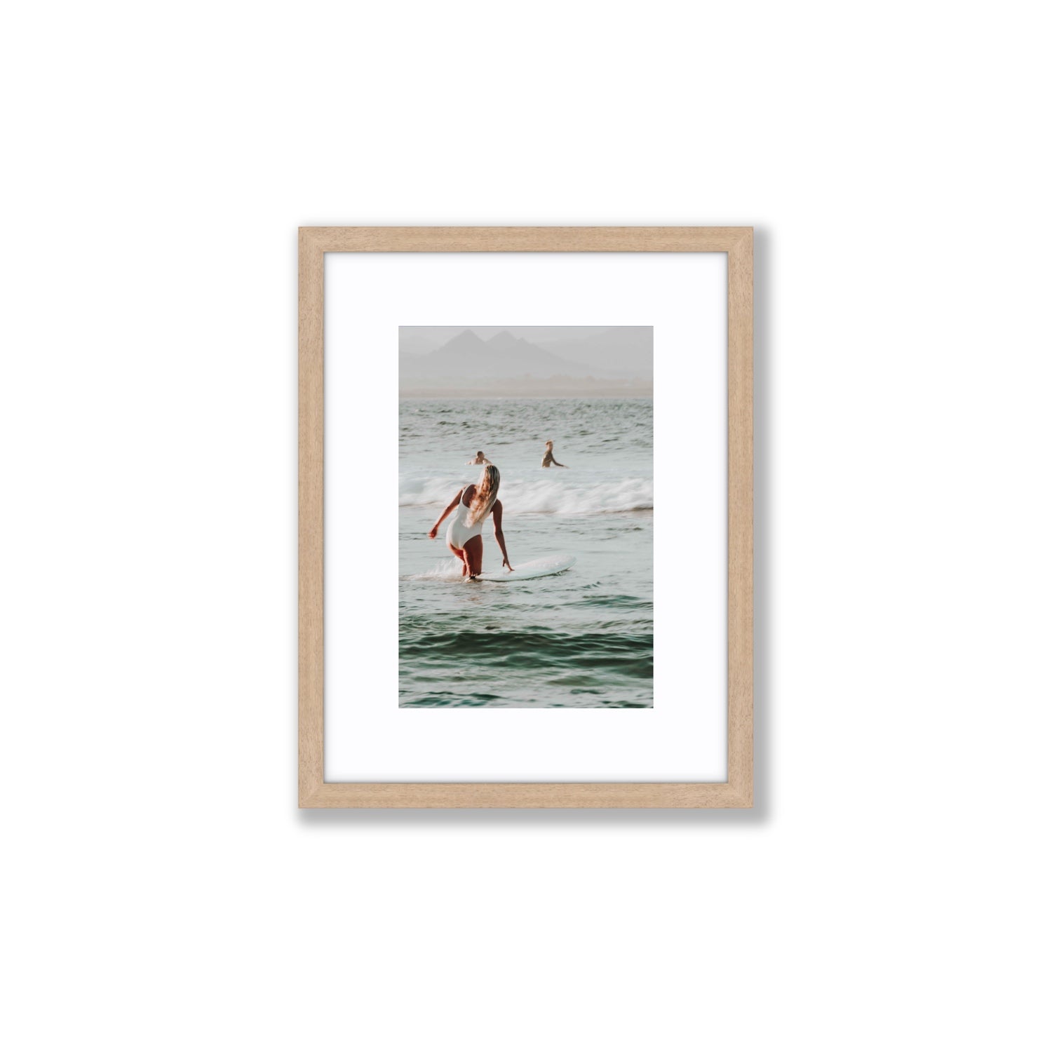 Blondie fine art print, Byron Bay, Australia, Small, Natural Oak Frame · Matboard, Fine Art Print