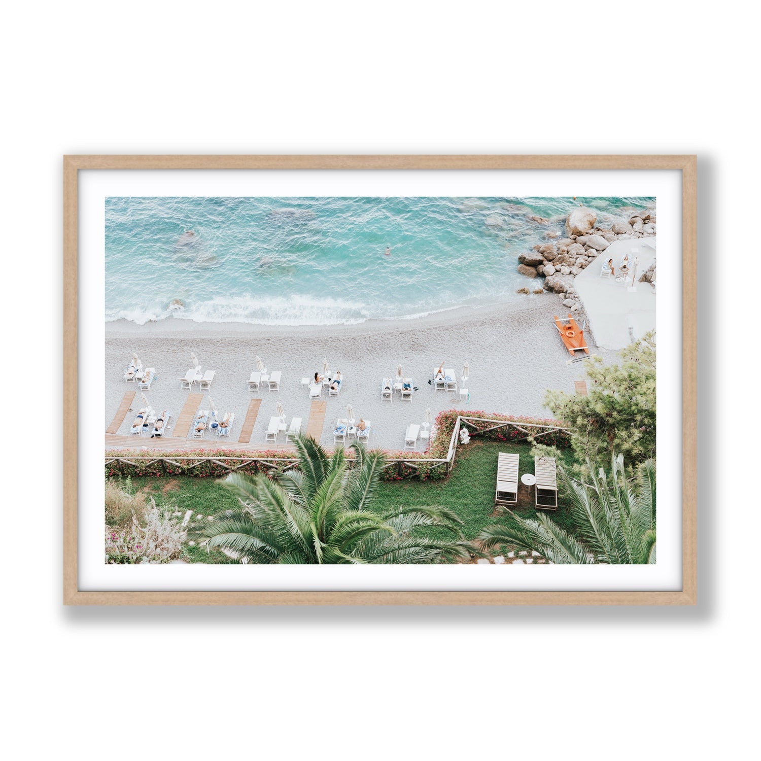 Elysian fine art print, Amalfi, Italy, Gallery, Natural Oak Frame · Matboard, Fine Art Print