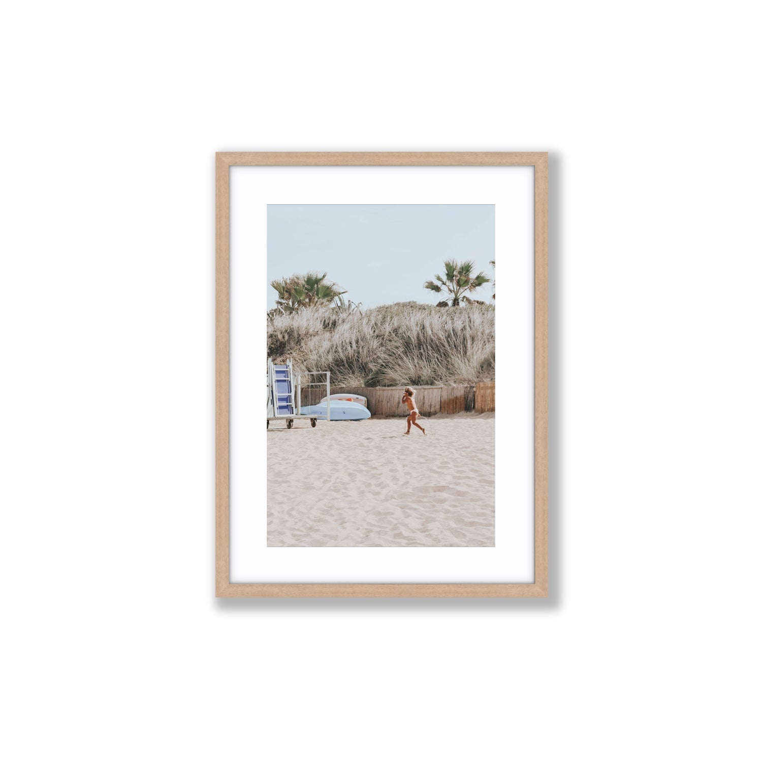 Little Explorer fine art print, Puglia, Italy, Medium, Natural Oak Frame · Matboard, Fine Art Print