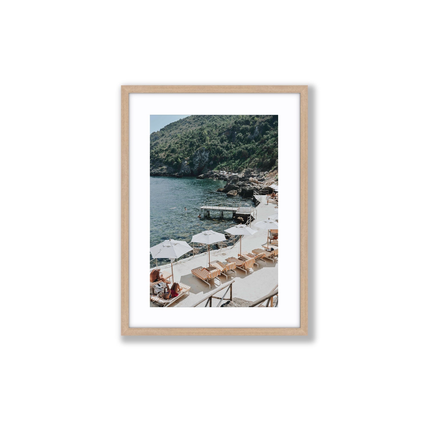 Always Better Together fine art print, Tuscany, Italy, Medium, Natural Oak Frame · Matboard, Fine Art Print