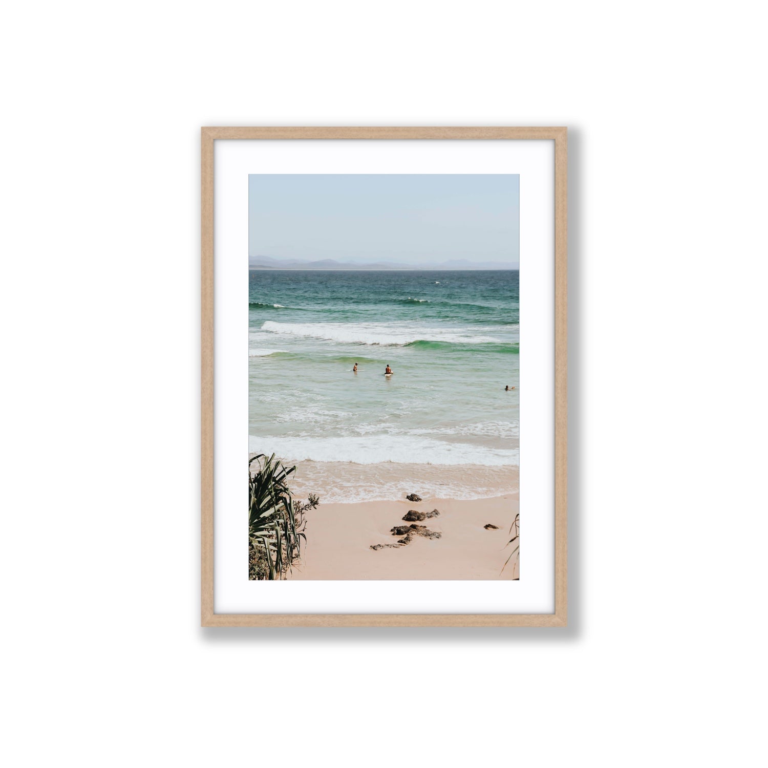 Lets Go Trippin' fine art print, Byron Bay, Australia, Large, Natural Oak Frame · Matboard, Fine Art Print