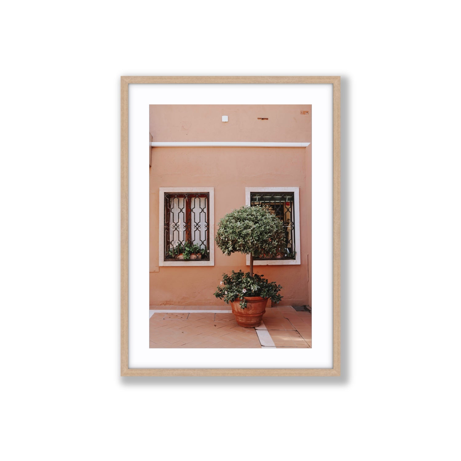 Semplicemente Bello Venice Italian wall art Large fine art print in natural oak frame with matboard