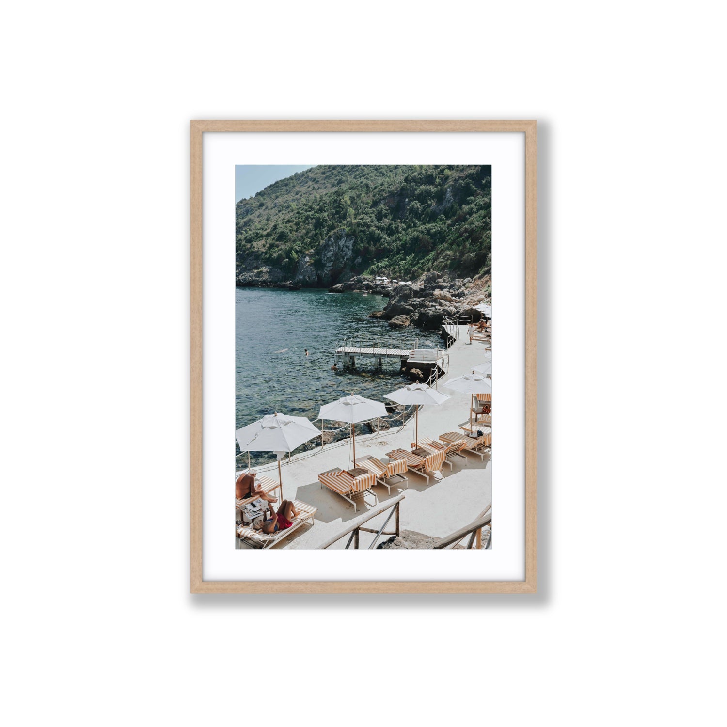 Always Better Together fine art print, Tuscany, Italy, Large, Natural Oak Frame · Matboard, Fine Art Print