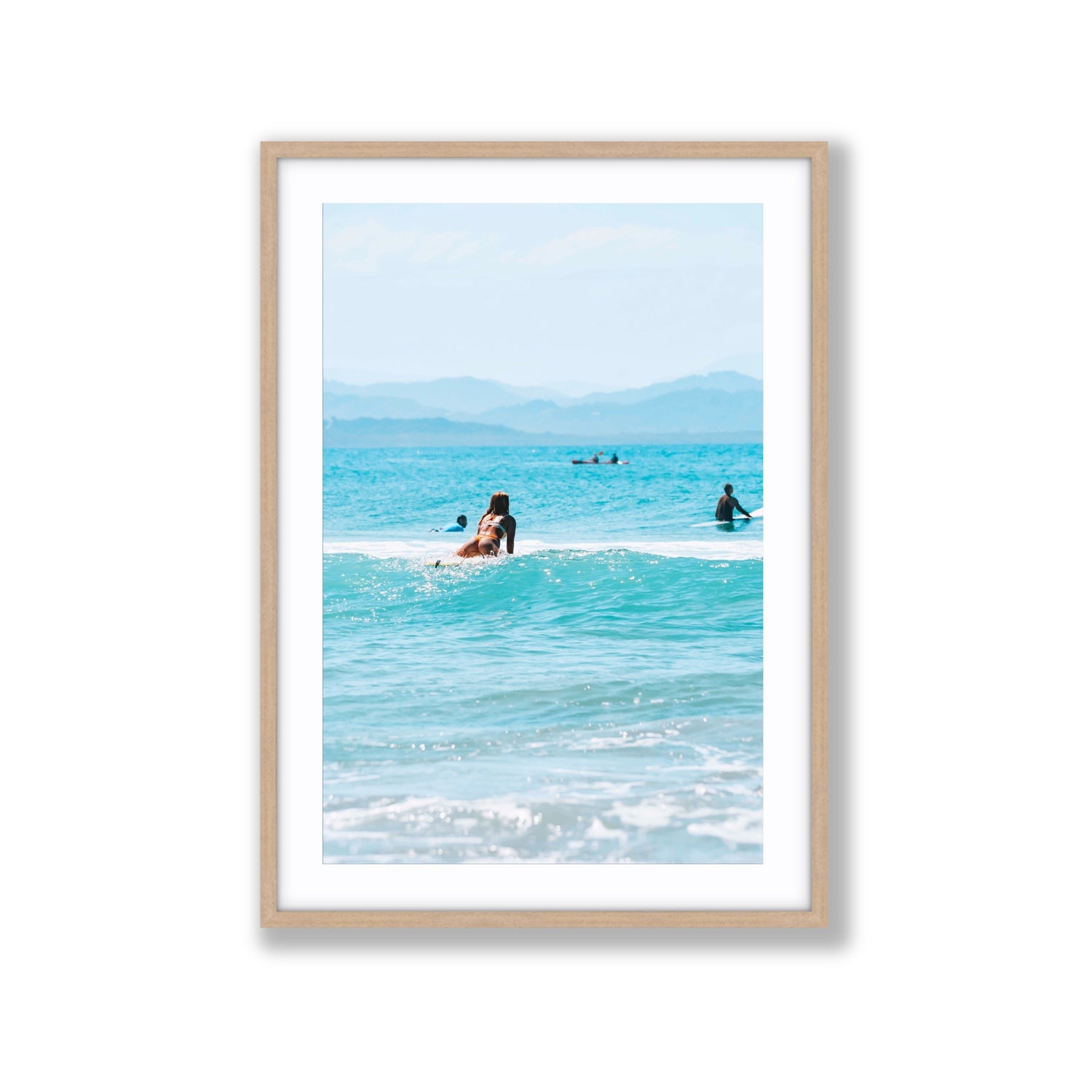 Tatiana fine art print, Byron Bay, Australia, Extra Large, Natural Oak Frame · Matboard, Fine Art Print