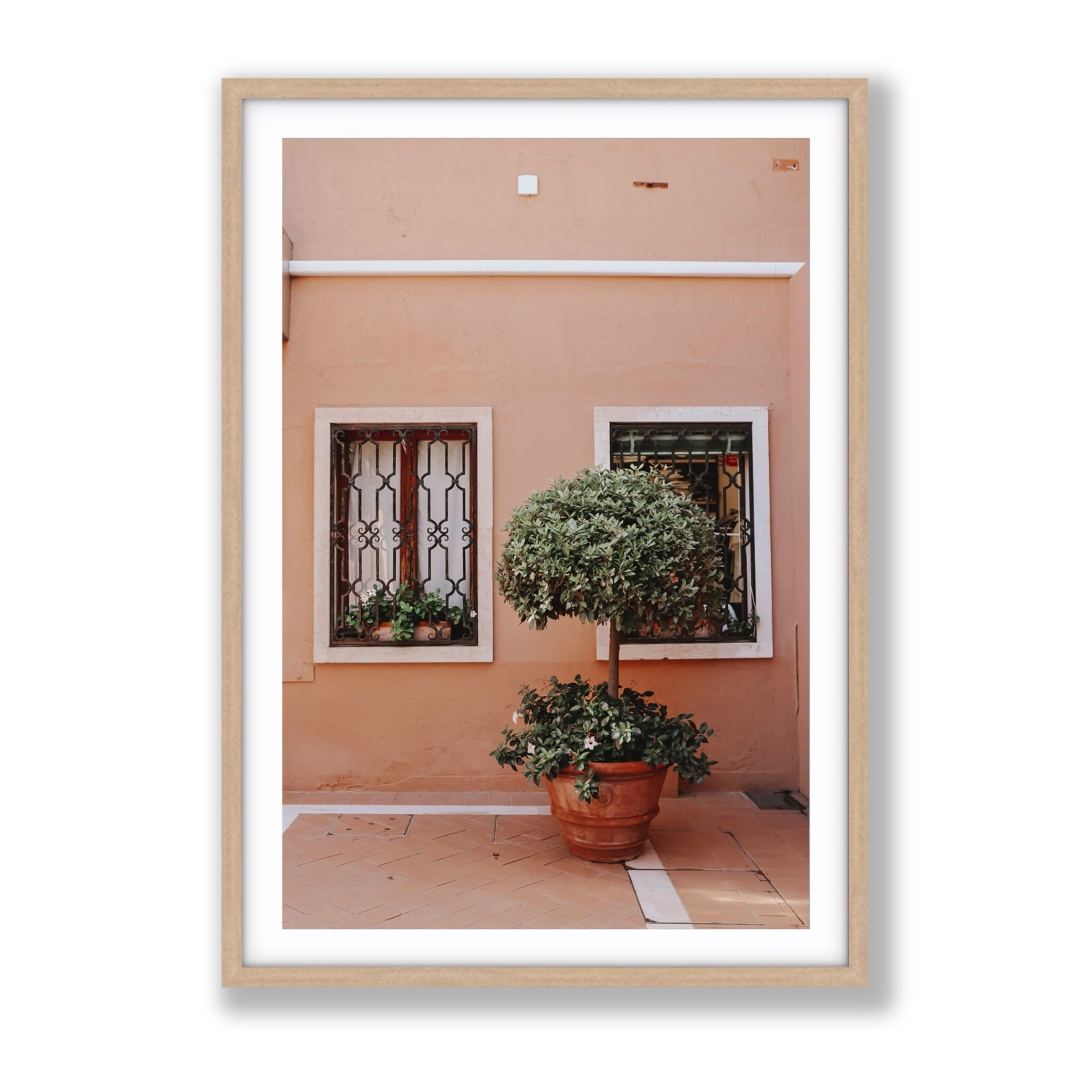 Semplicemente Bello Venice Italian wall art Gallery fine art print in natural oak frame with matboard