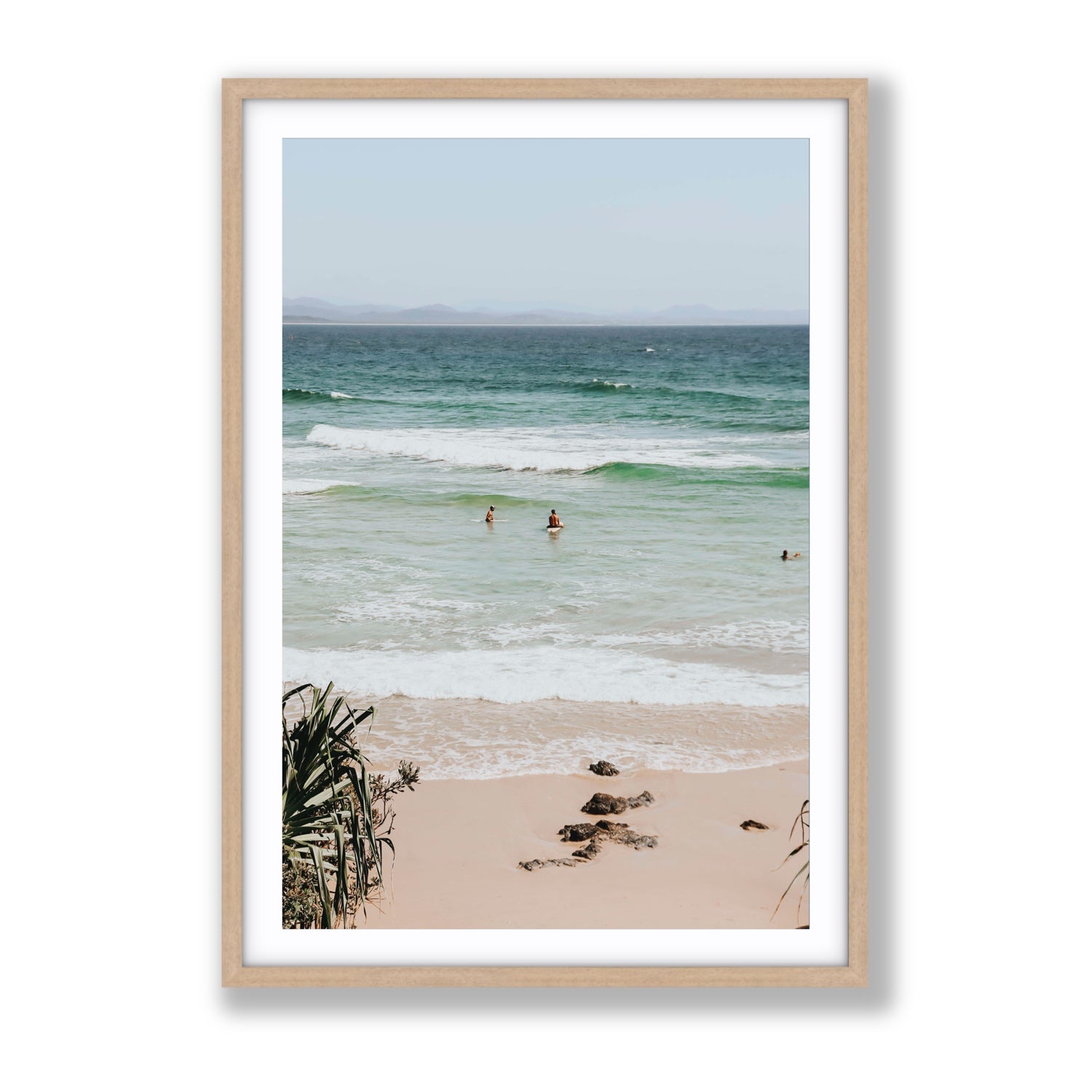 Lets Go Trippin' fine art print, Byron Bay, Australia, Gallery, Natural Oak Frame · Matboard, Fine Art Print