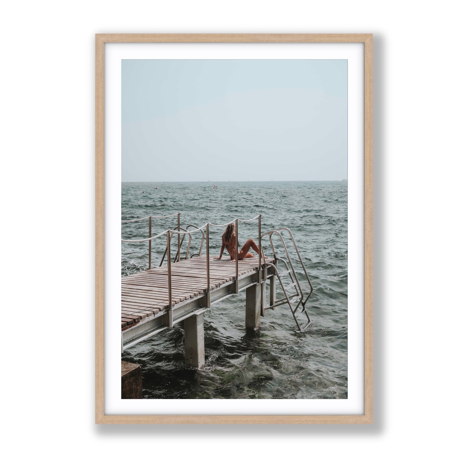 The Dock's Whisper fine art print, Tuscany, Italy, Gallery, Natural Oak Frame · Matboard, Fine Art Print