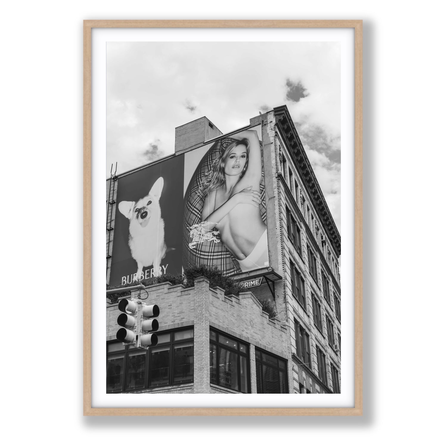Dynamic Duo fine art print, New York, United States, Statement, Natural Oak Frame · Matboard, Fine Art Print