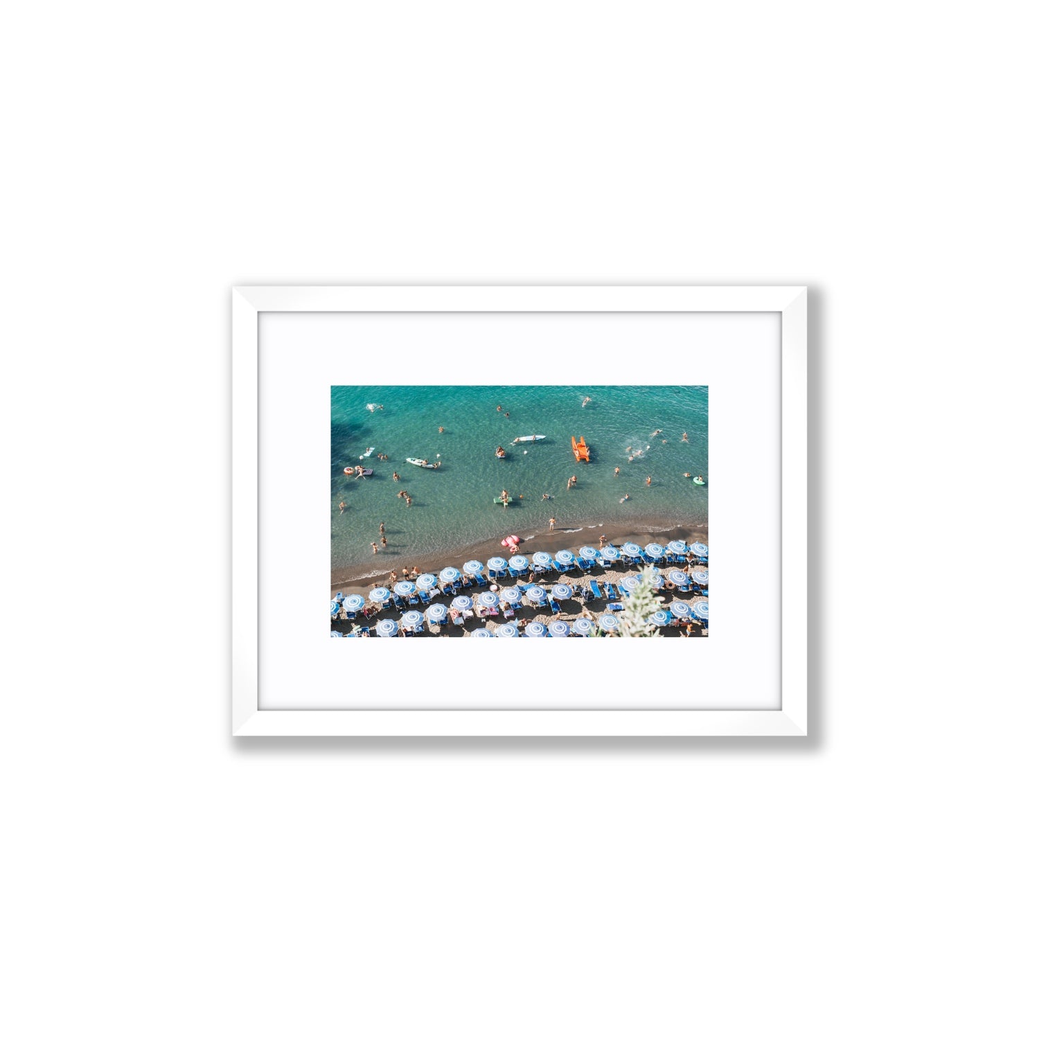 The Sea of Tranquility fine art print, Sorrento, Italy, Small, White Frame · Matboard, Fine Art Print