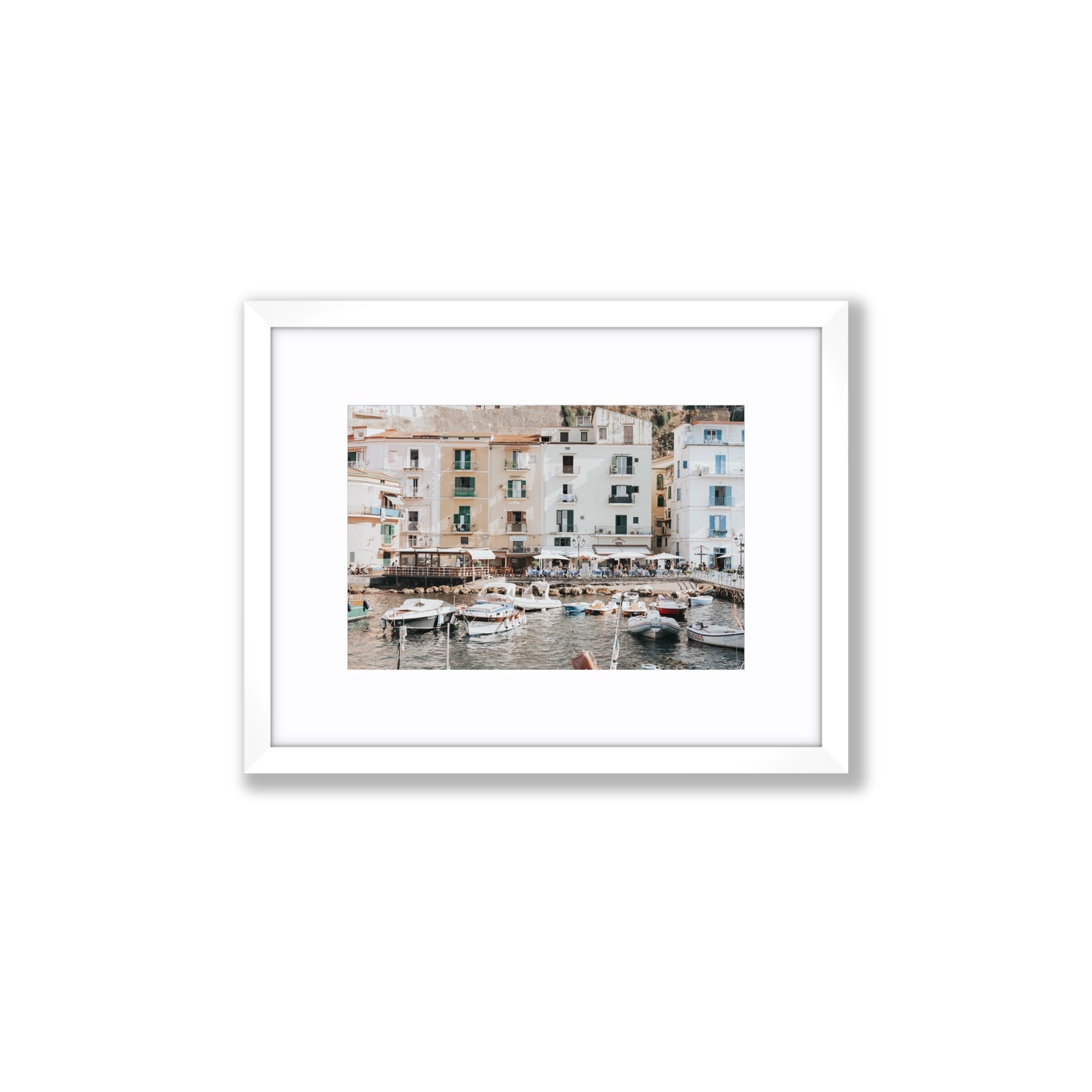 L'Insenatura fine art print, Sorrento, Italy, Small, White Frame · Matboard, Fine Art Print