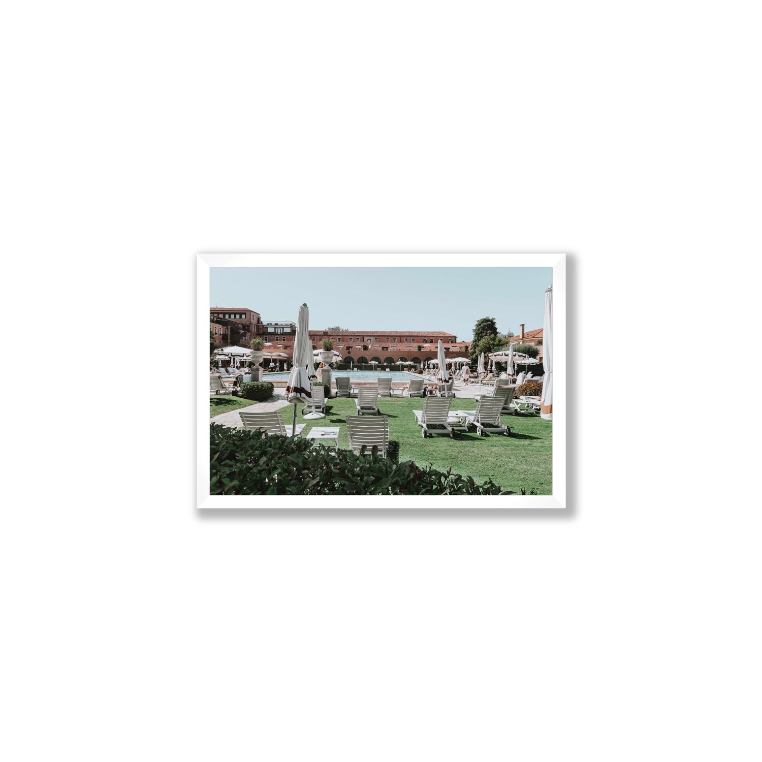 Arrigo Venice Italian wall art Medium full-bleed fine art print in white frame