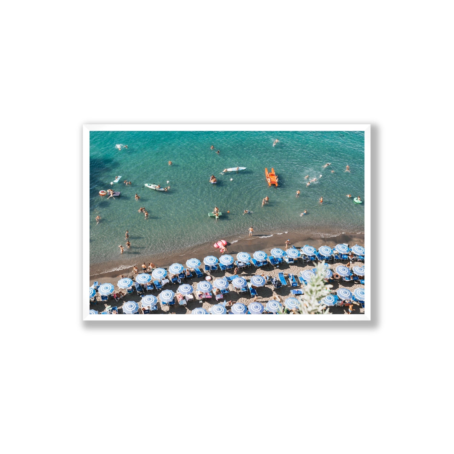 The Sea of Tranquility fine art print, Sorrento, Italy, Extra Large, White Frame · Full Bleed, Fine Art Print