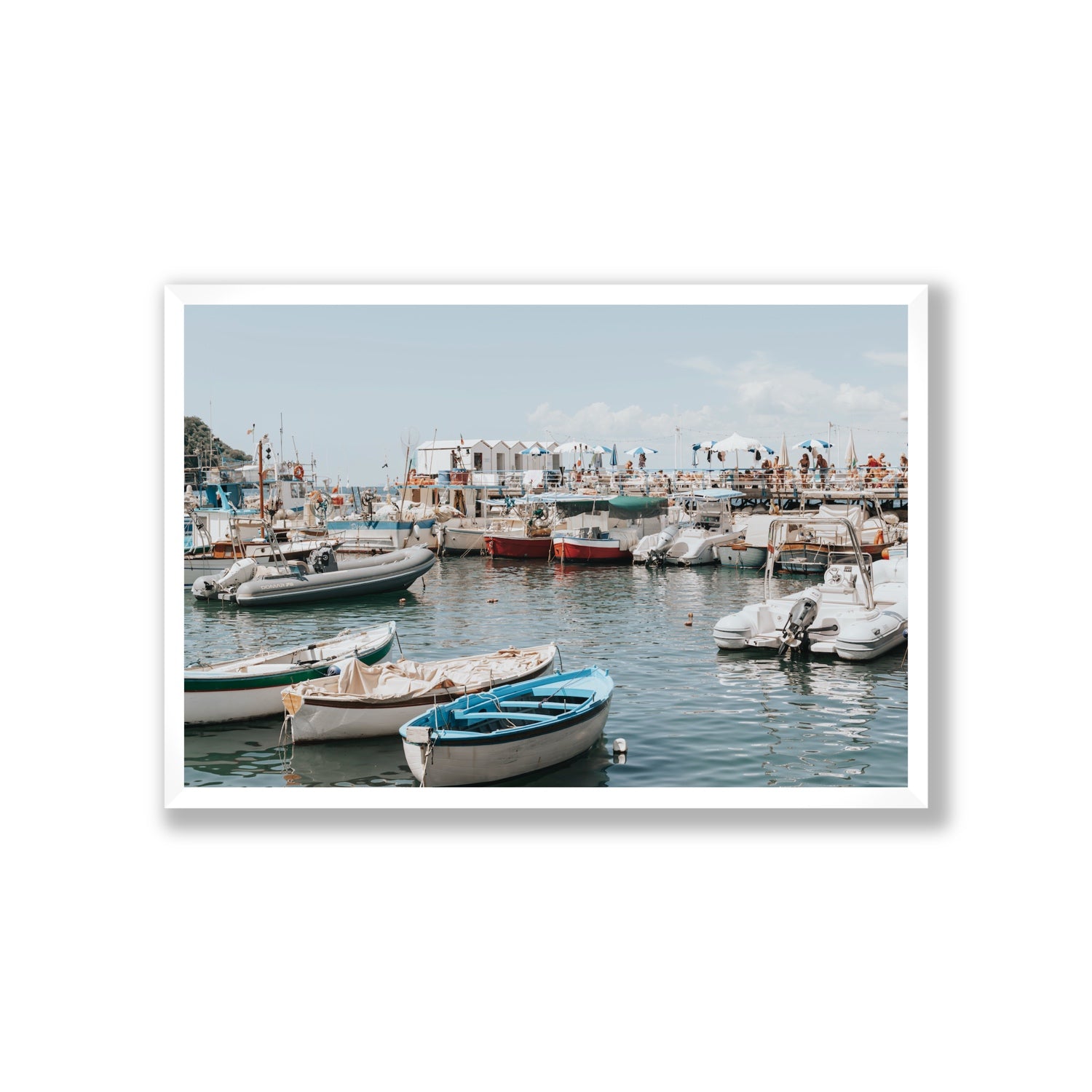 Antico Porto fine art print, Sorrento, Italy, Giant, White Frame · Full Bleed, Fine Art Print