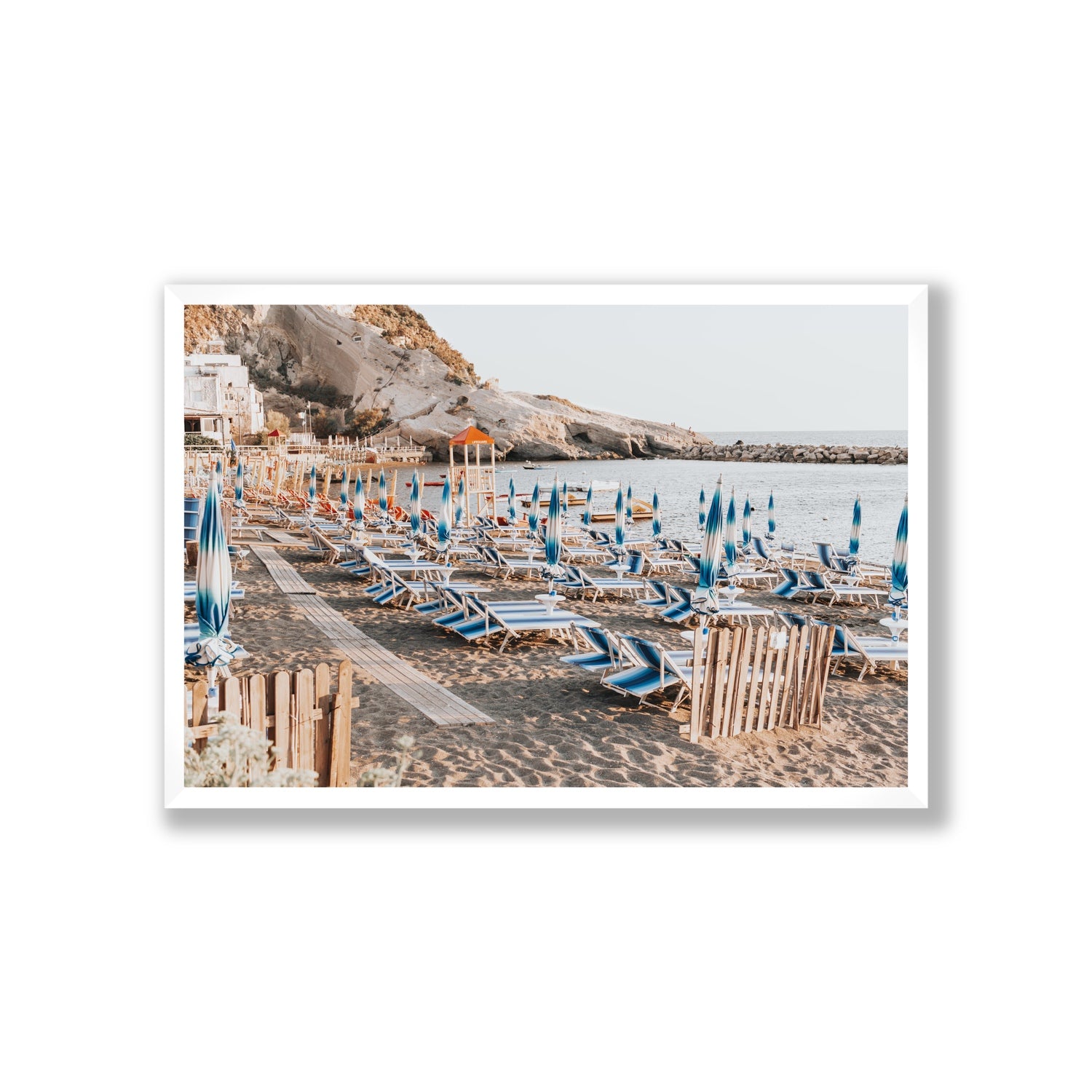 Sandy Daydreams fine art print, Ischia, Italy, Giant, White Frame · Full Bleed, Fine Art Print