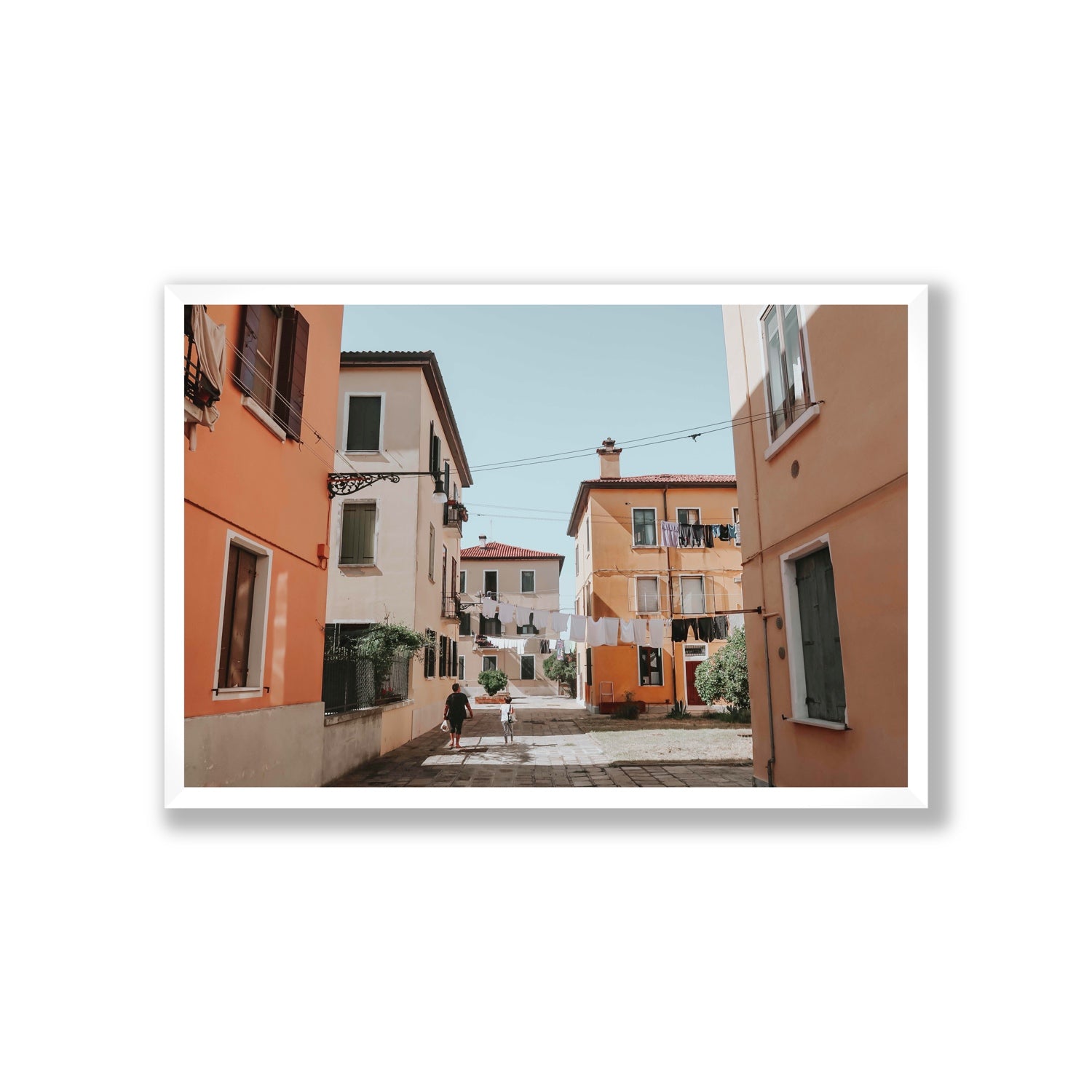 Giorgia Boscolo Venice Italian wall art Giant full-bleed fine art print in white frame