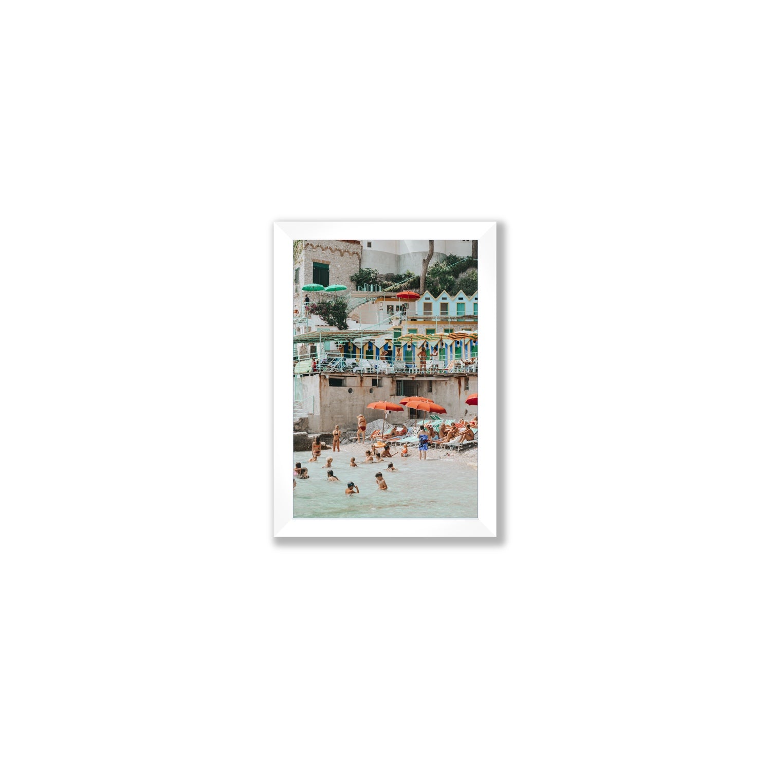 Kaleidoscope fine art print, Capri, Italy, Small, White Frame · Full Bleed, Fine Art Print